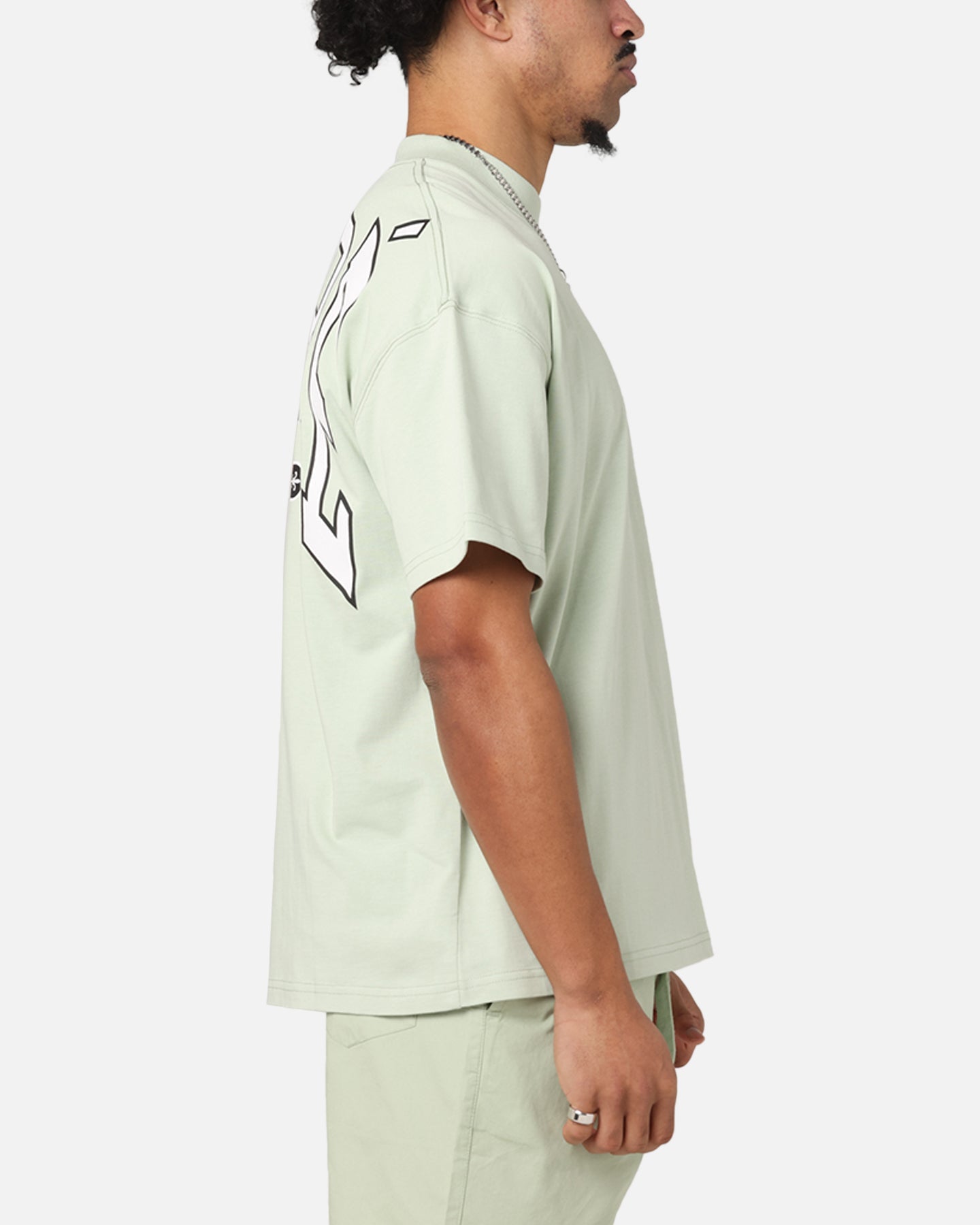 Carre Rose Oversized T-Shirt Sage