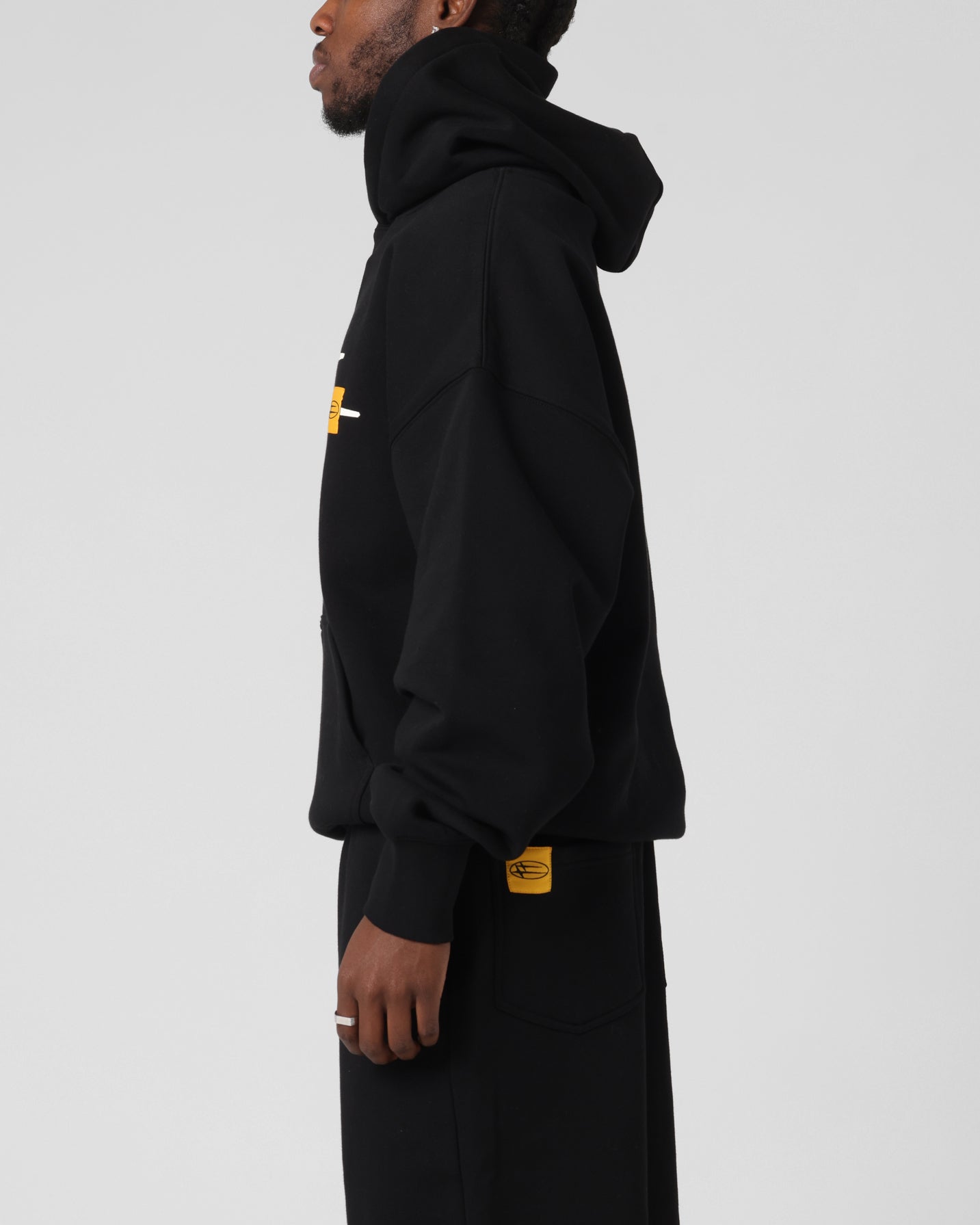 Loiter Hybrid Premium Hoodie Black