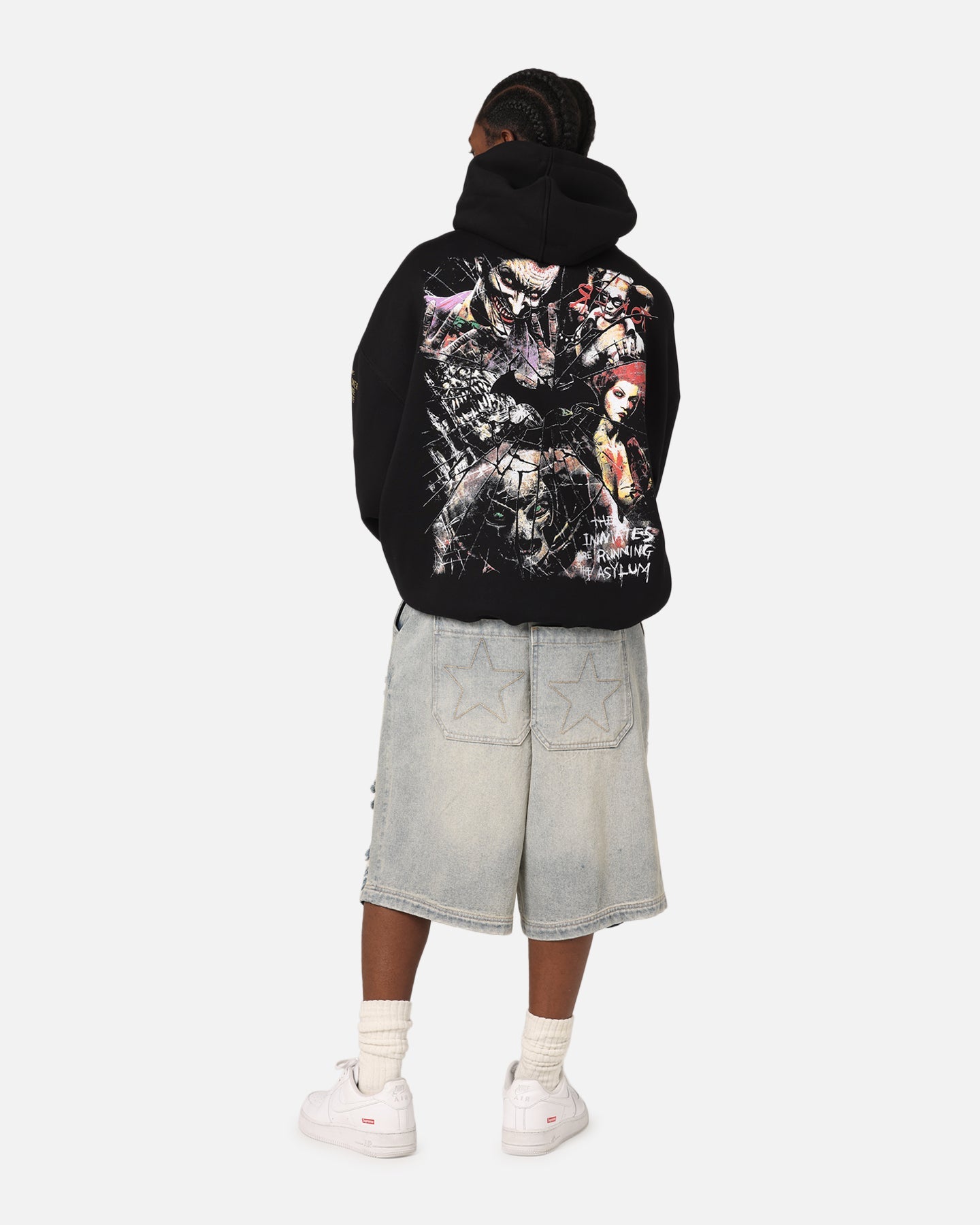 73 Studio X DC Batman Arkham Asylum Premium Hoodie Black