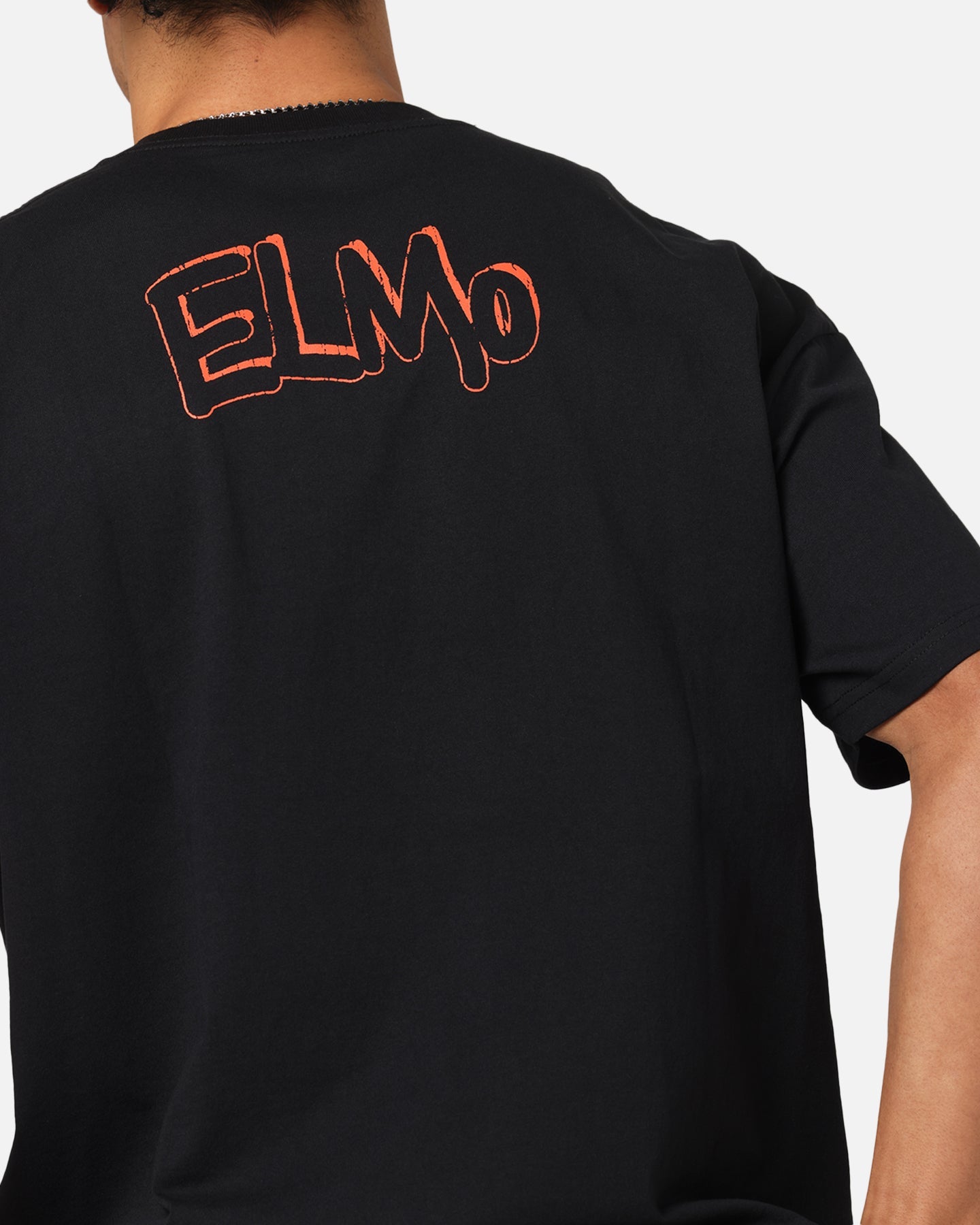 American Thrift X Sesame Street Elmo Grail Heavy T-Shirt Black