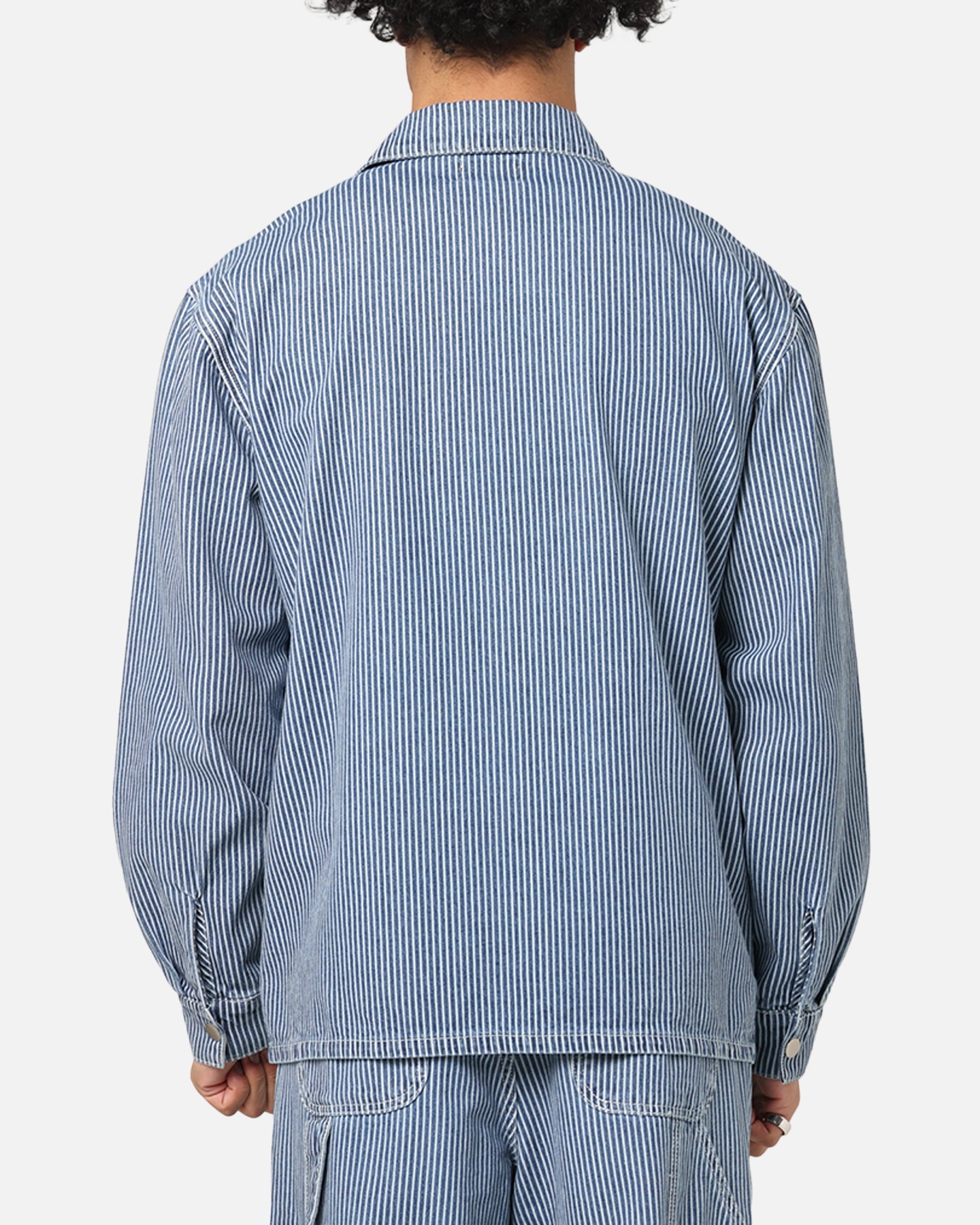 XXIII Striped Work Jacket Navy Stripe