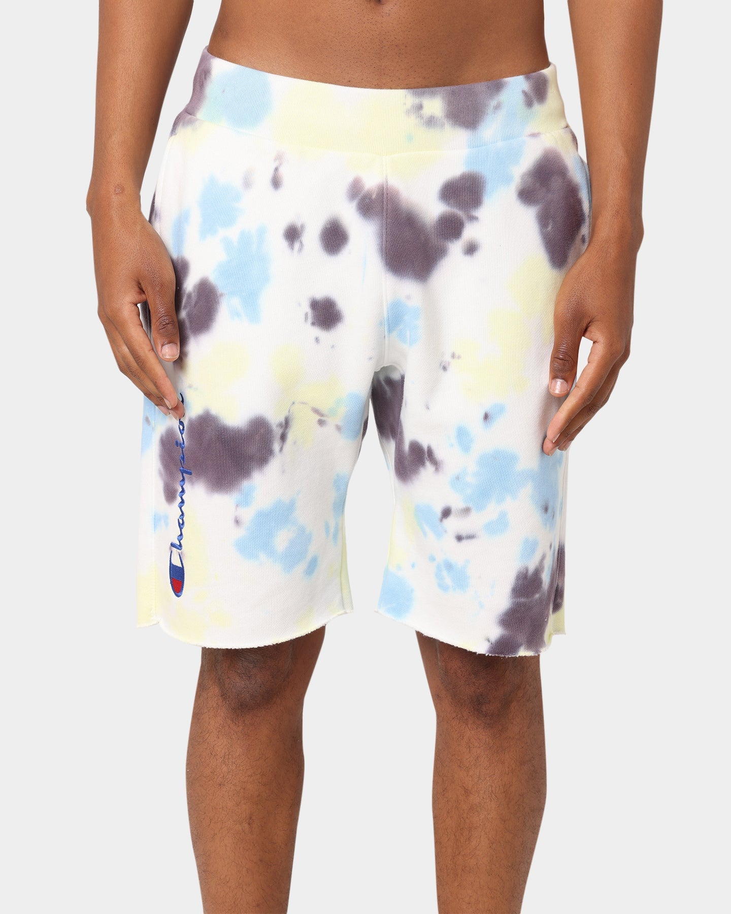 Champion Reverse Weave Cloud Dye Cut-Off Shorts Print 3c7