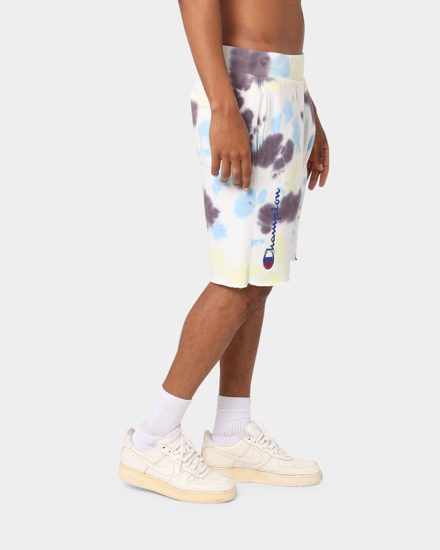 Champion Reverse Weave Cloud Dye Cut-Off Shorts Print 3c7