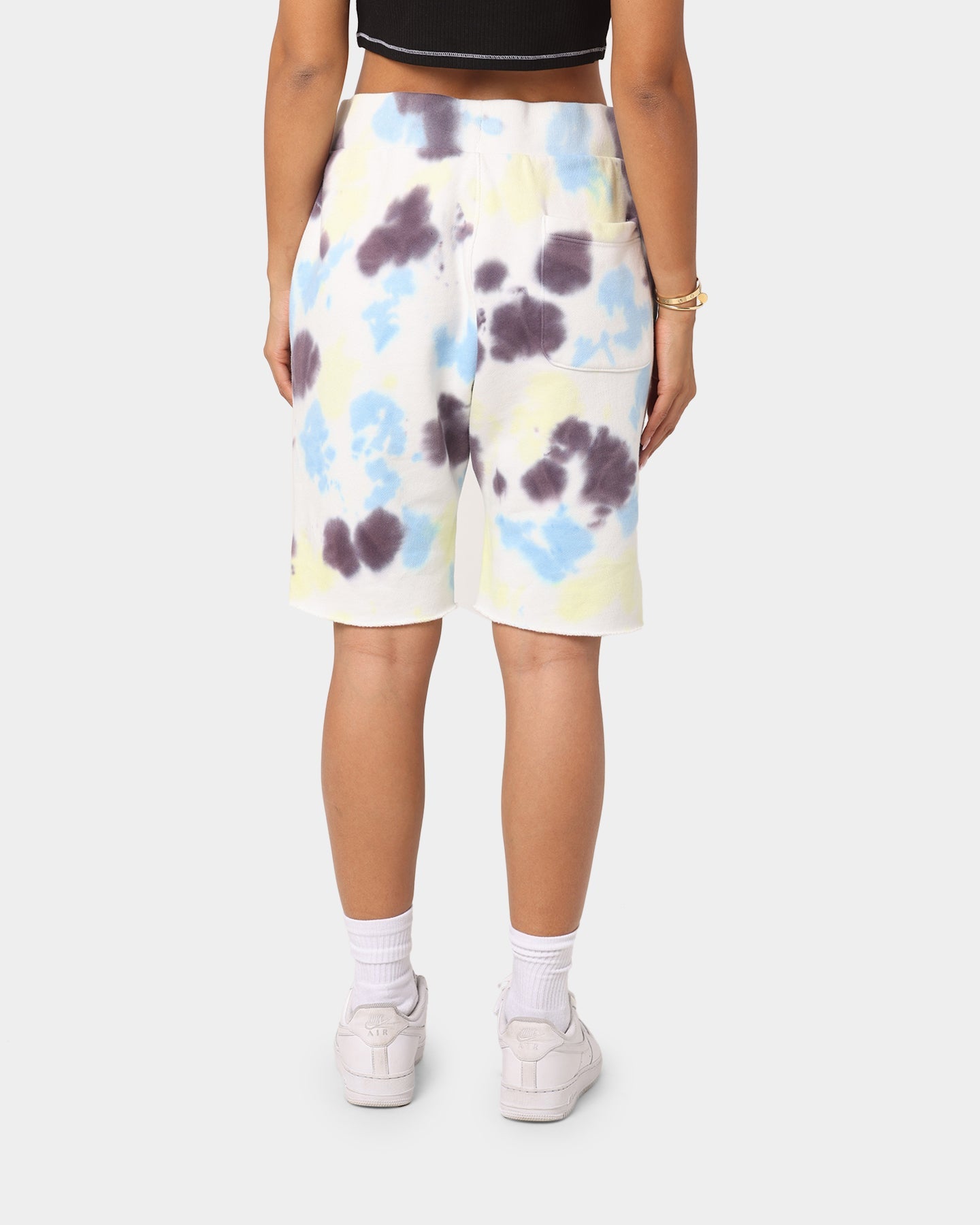 Champion Reverse Weave Cloud Dye Cut-Off Shorts Print 3c7