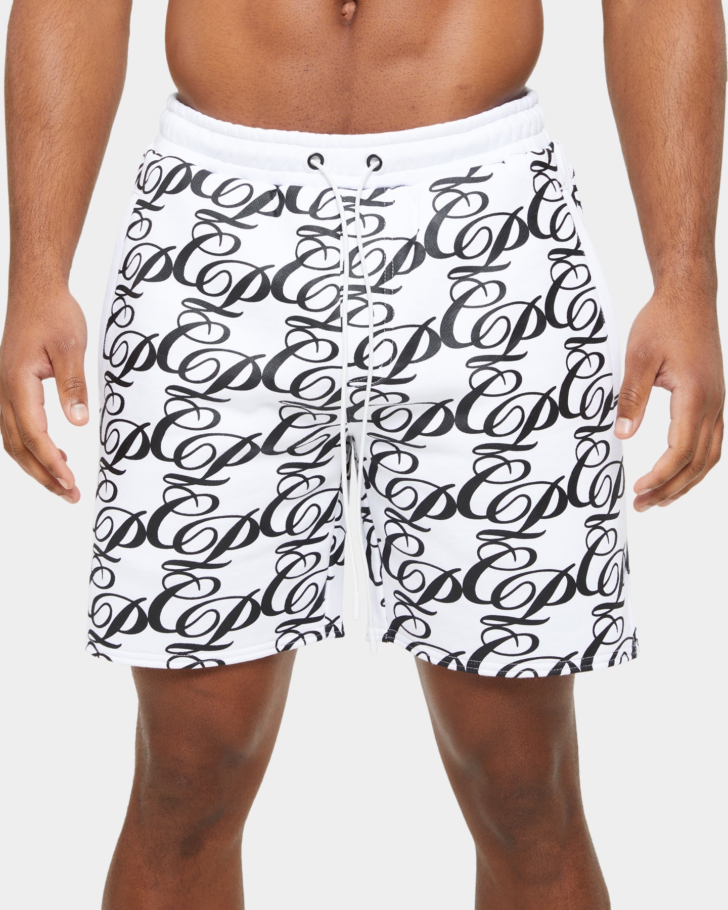 Carre Laluxe Sweat Shorts White/Black