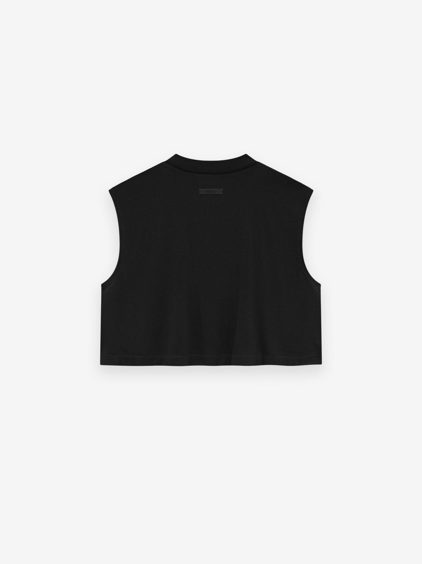 Womens Tri-Blend Cropped Muscle Tee