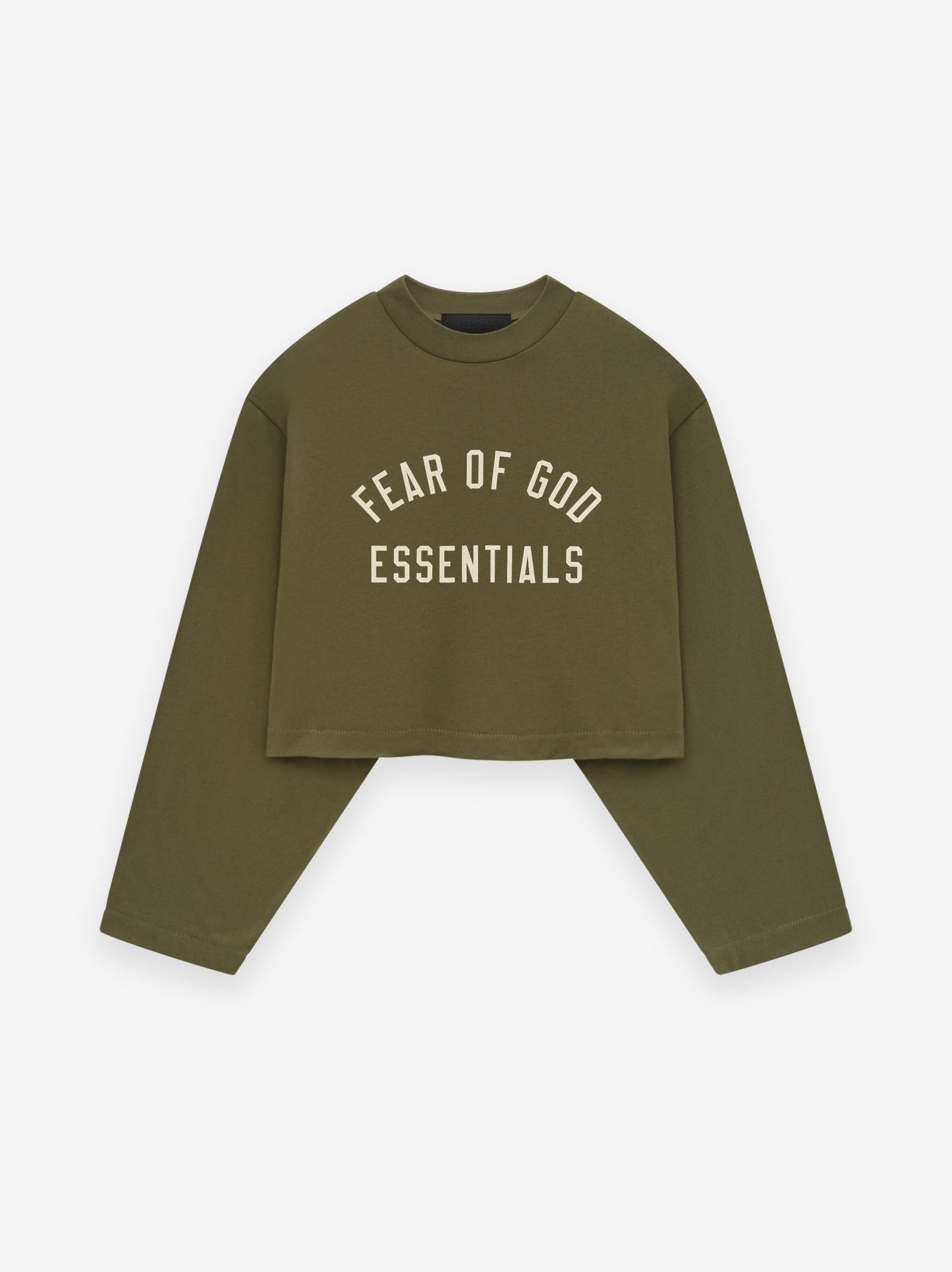 Womens Tri-Blend Cropped Longsleeve Shirt