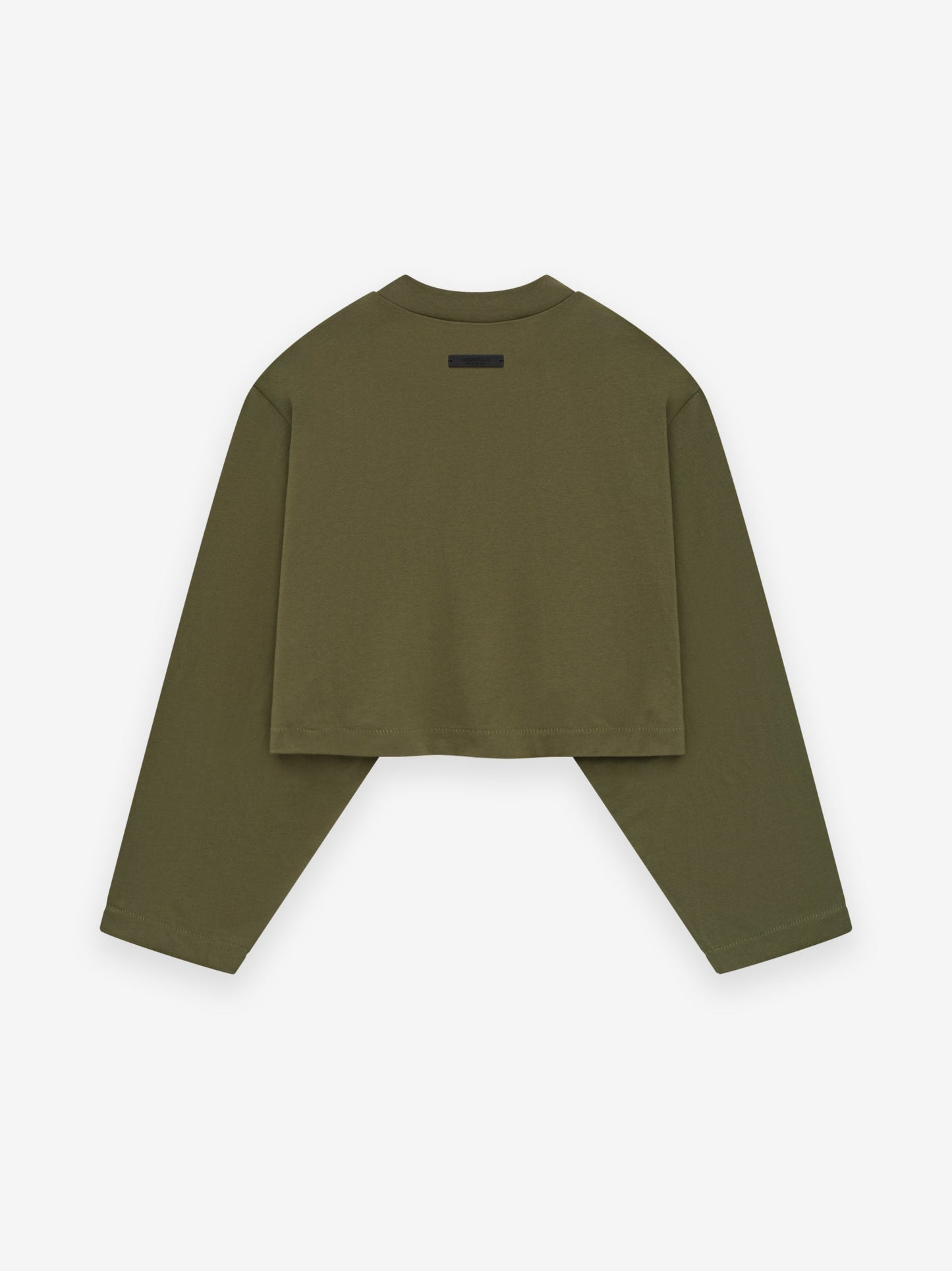 Womens Tri-Blend Cropped Longsleeve Shirt