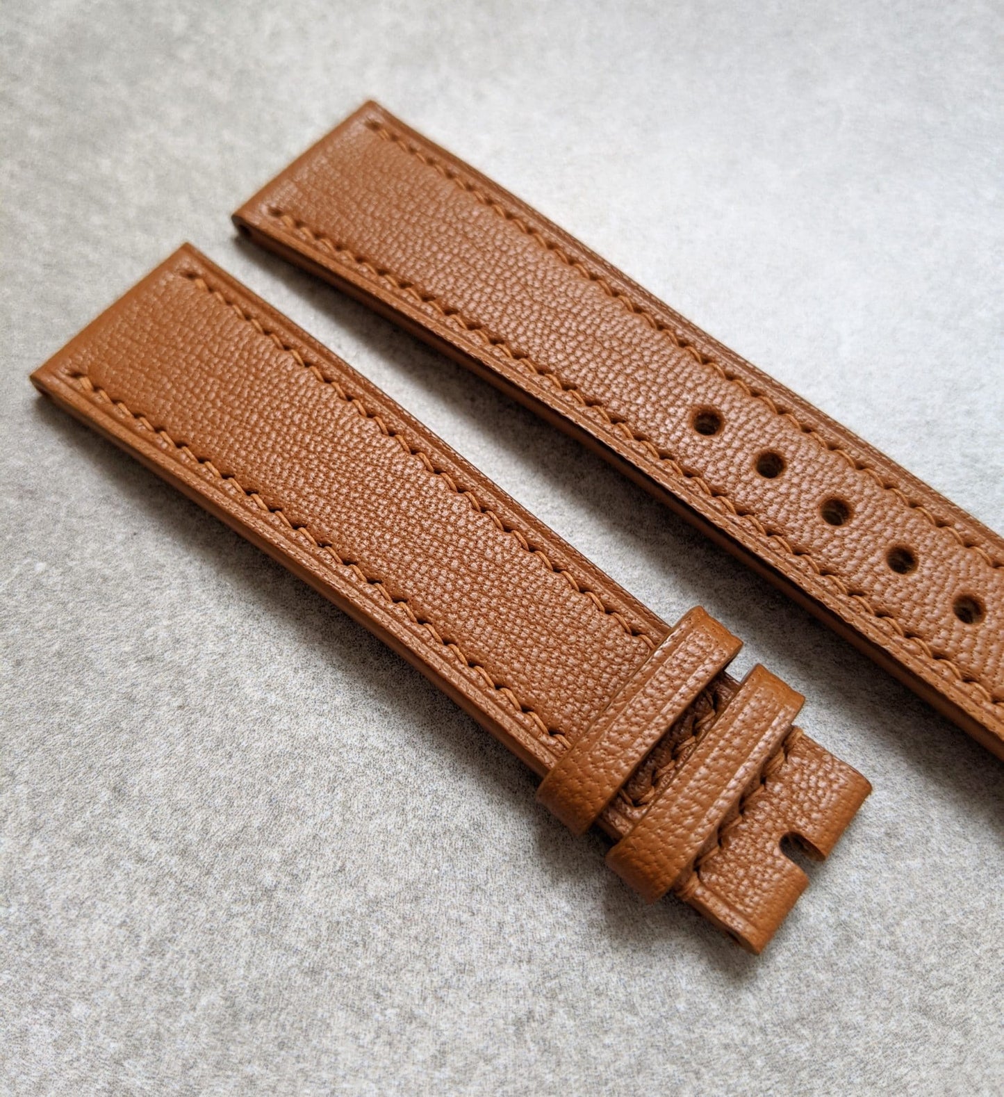 Alran Chevre Goatskin Strap - Tan