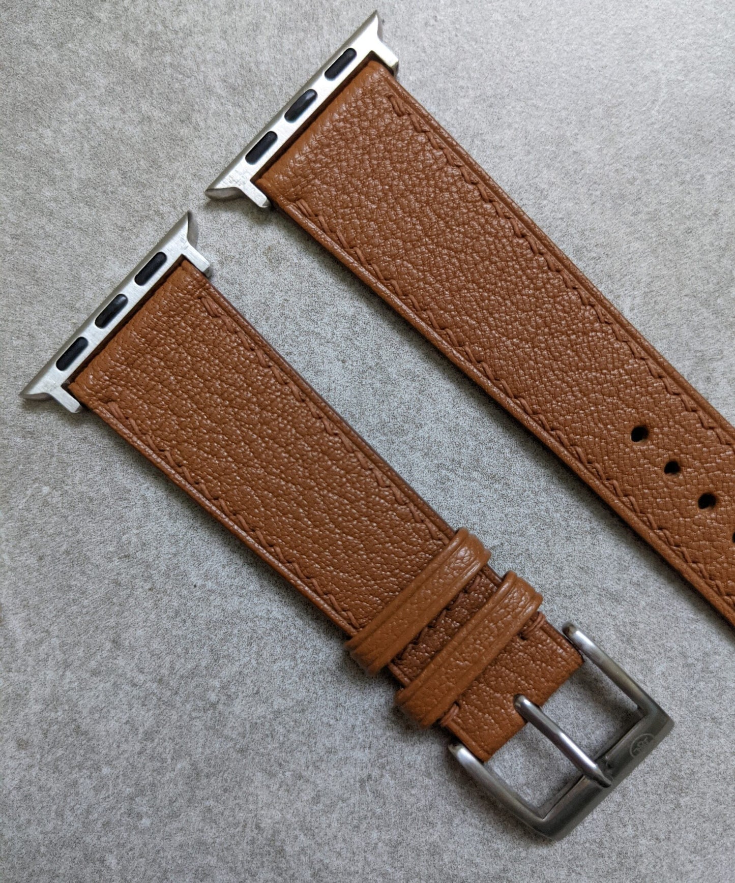 Apple Watch Strap - Alran Goat Skin Tan Brown