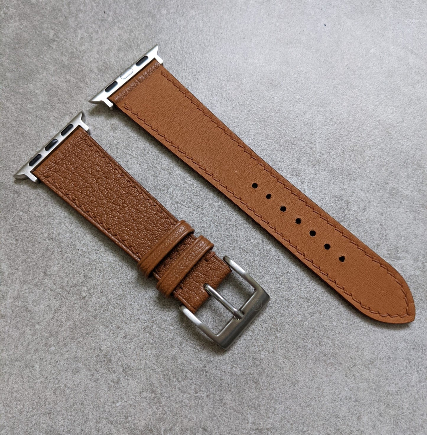 Apple Watch Strap - Alran Goat Skin Tan Brown