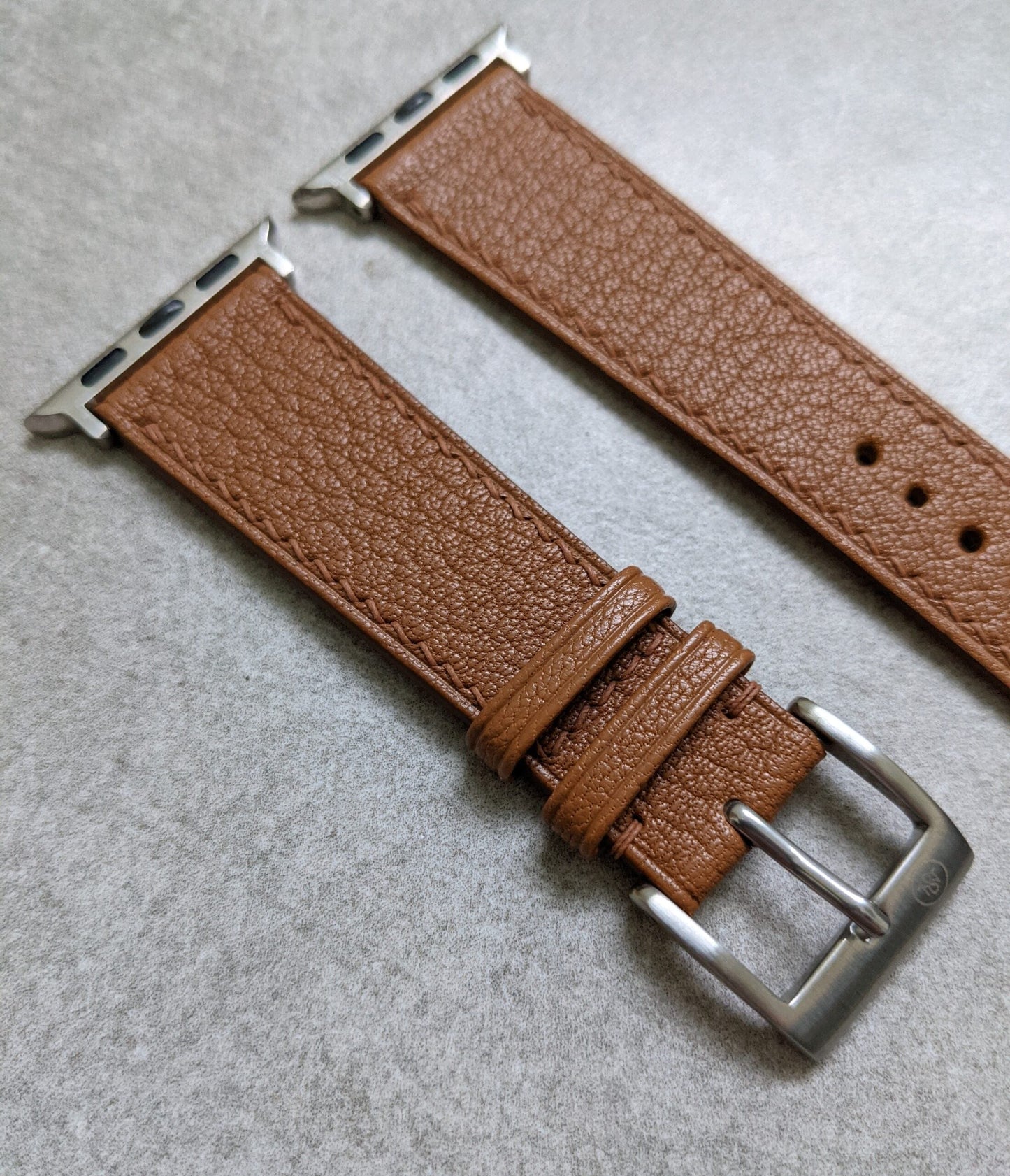 Apple Watch Strap - Alran Goat Skin Tan Brown