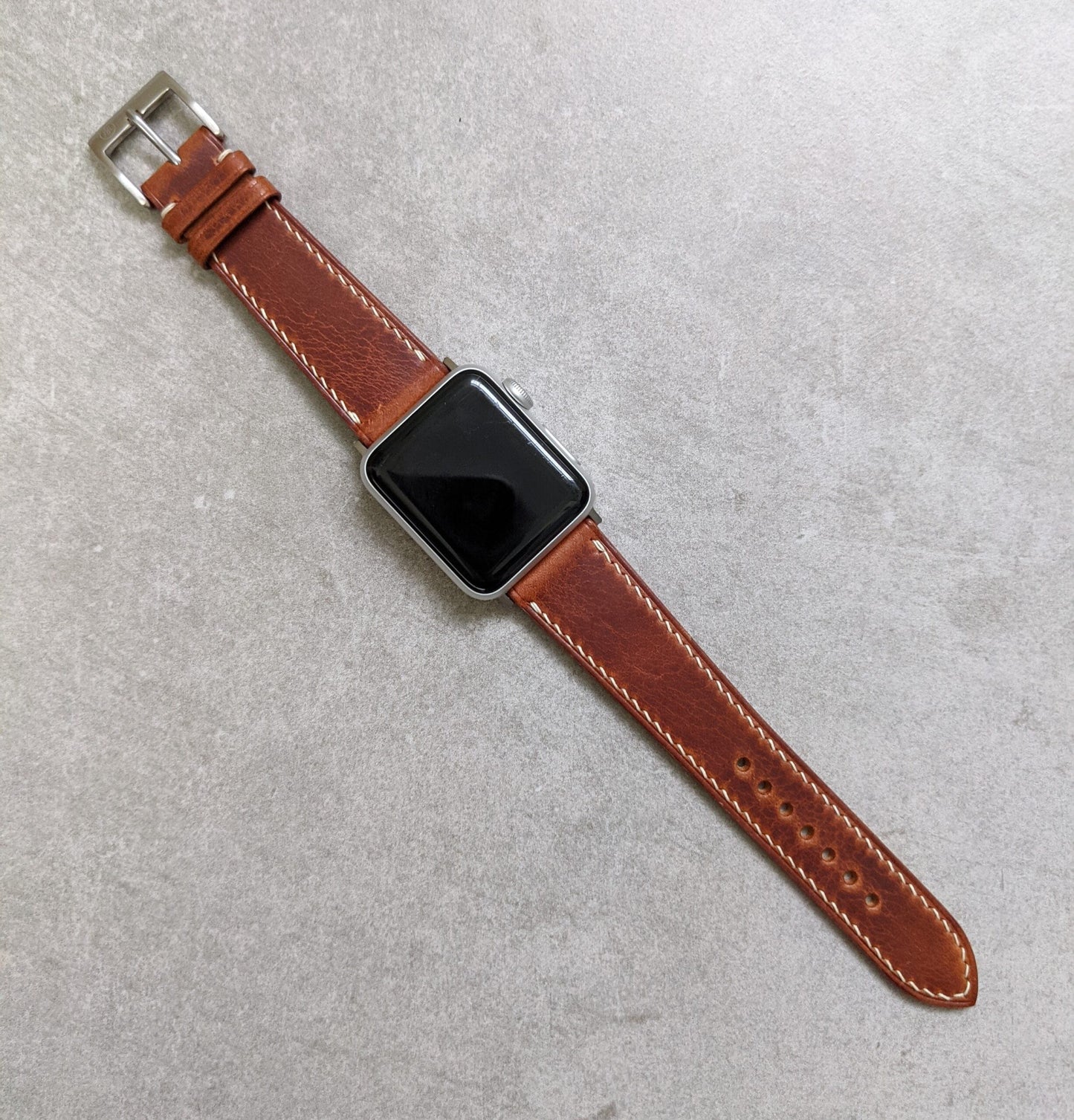 Apple Watch Strap - Badalassi Wax Tan Brown