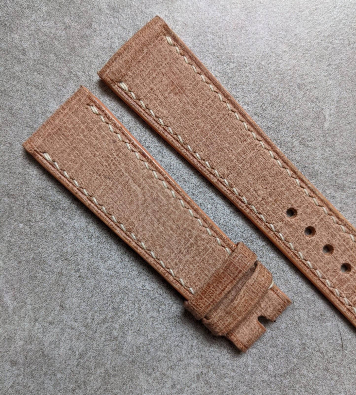 Babele Calfskin Watch Strap - Natural