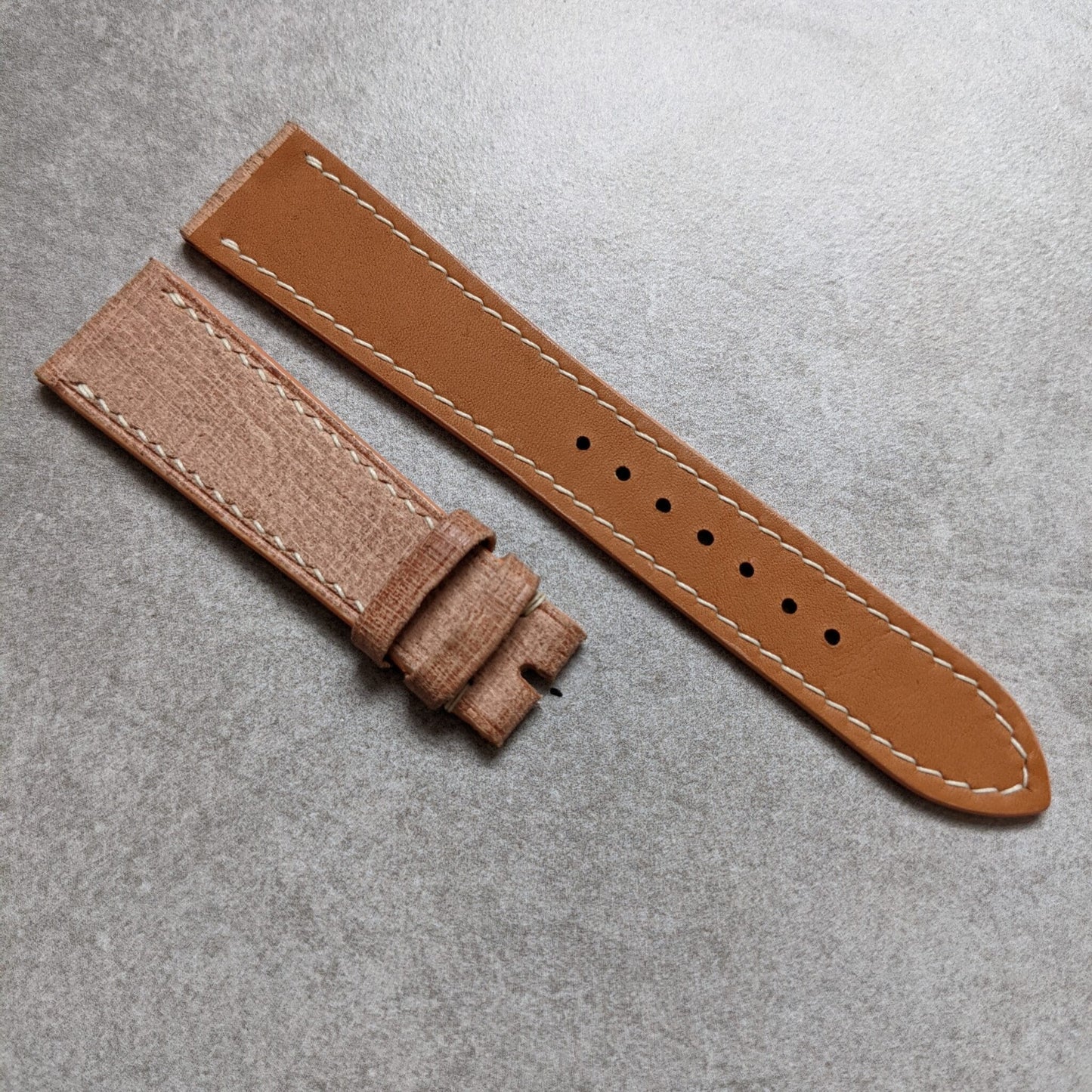 Babele Calfskin Watch Strap - Natural