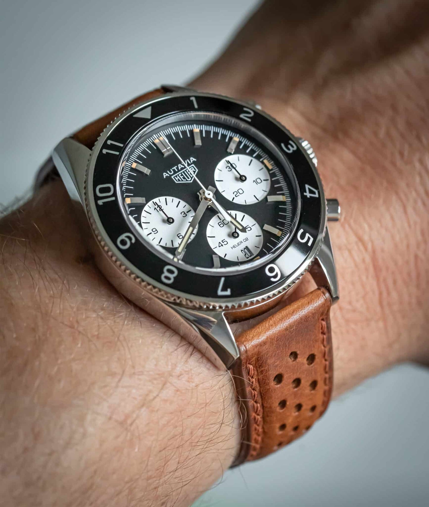 Badalassi Wax Rally Strap - Tan Brown
