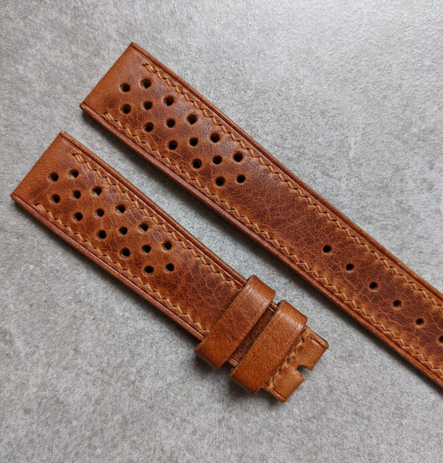 Badalassi Wax Rally Strap - Tan Brown
