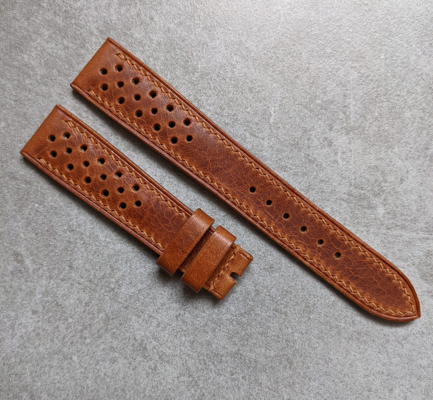 Badalassi Wax Rally Strap - Tan Brown