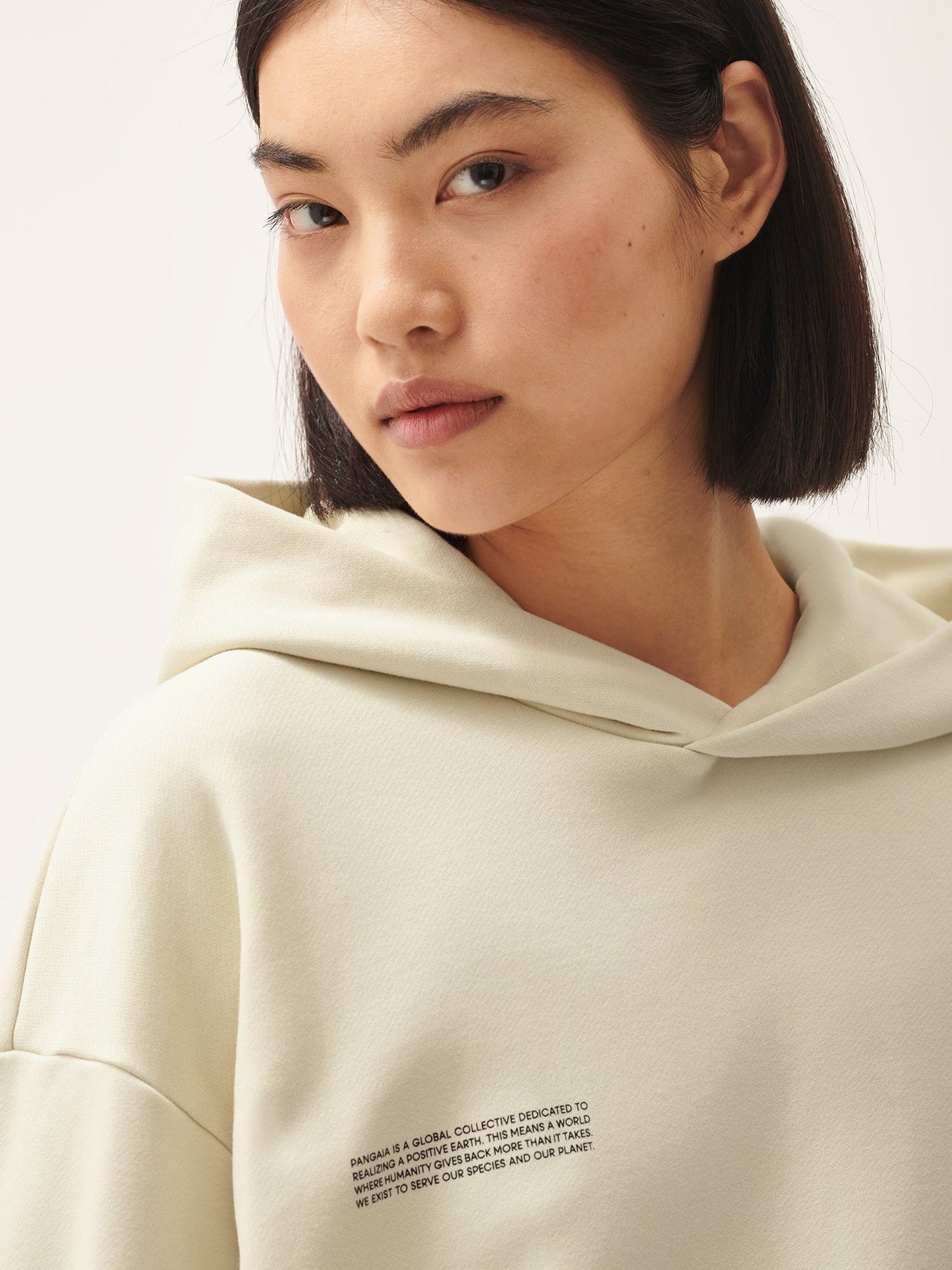 Womens 365 Midweight Hoodie—travertine beige
