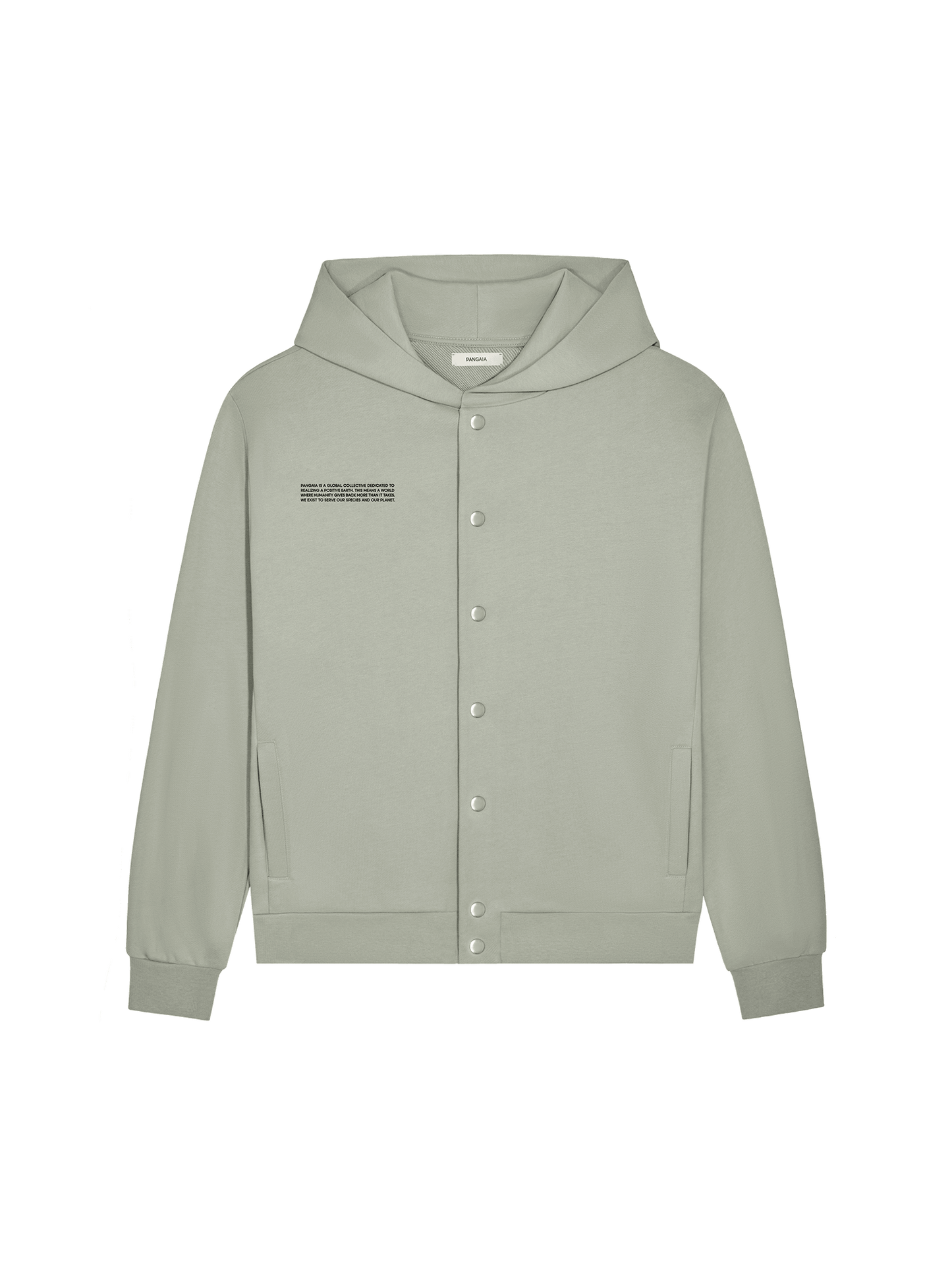 Womens 365 Midweight Snap Button Hoodie—moss green