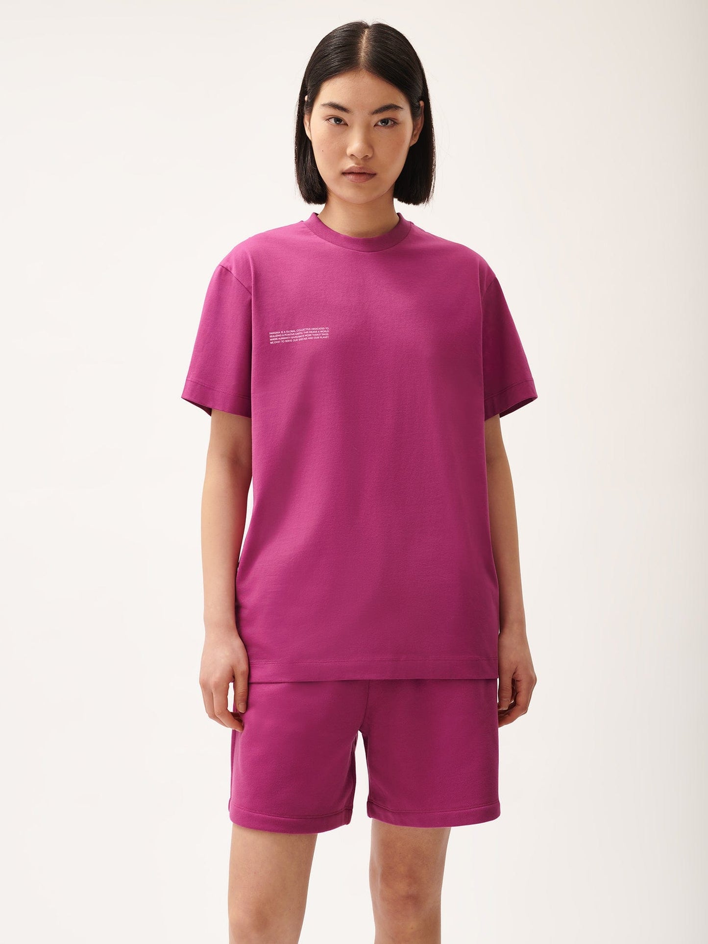 Womens 365 Midweight T-shirt—berry purple