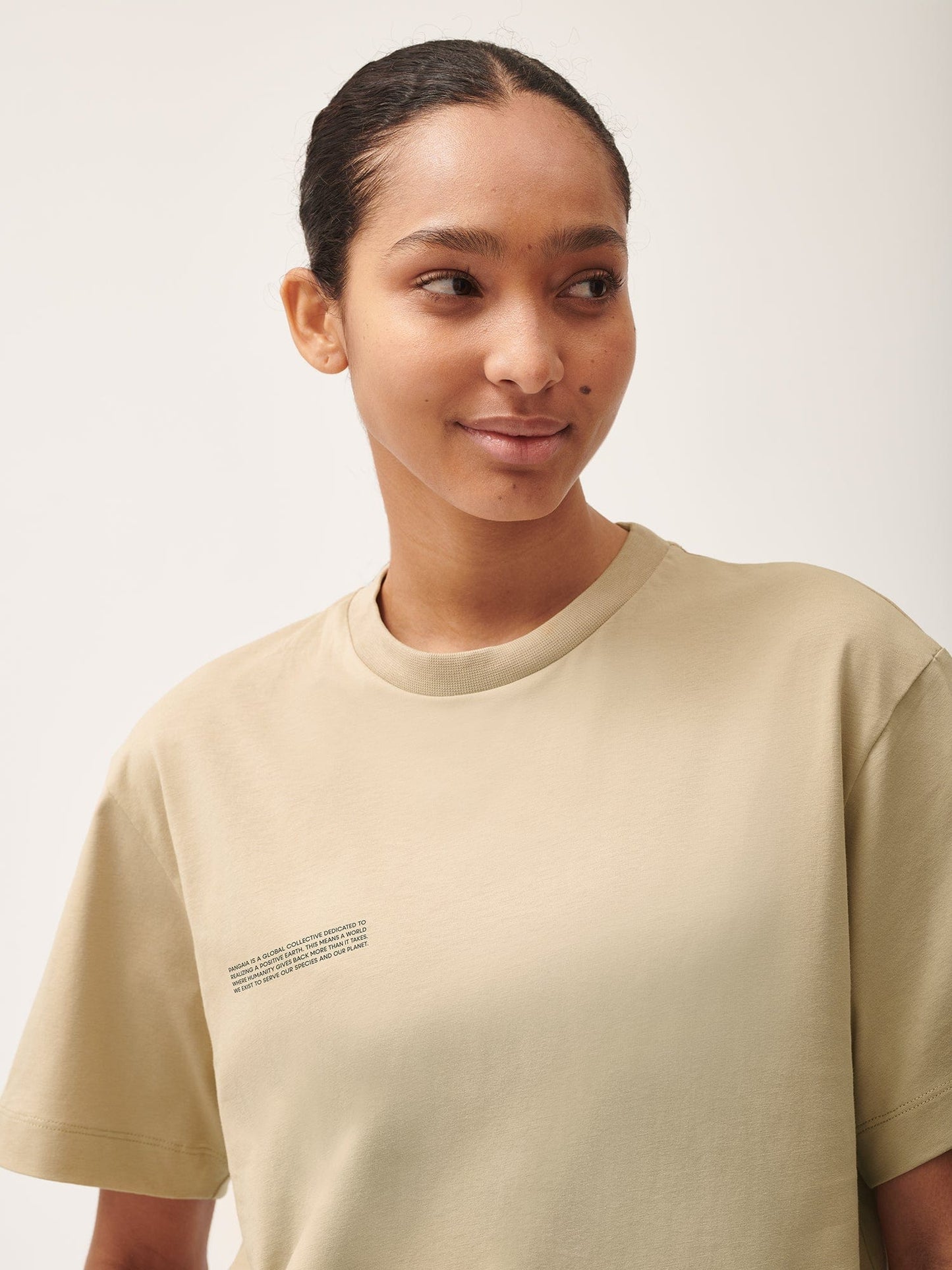 Womens 365 Midweight T-shirt—birch beige