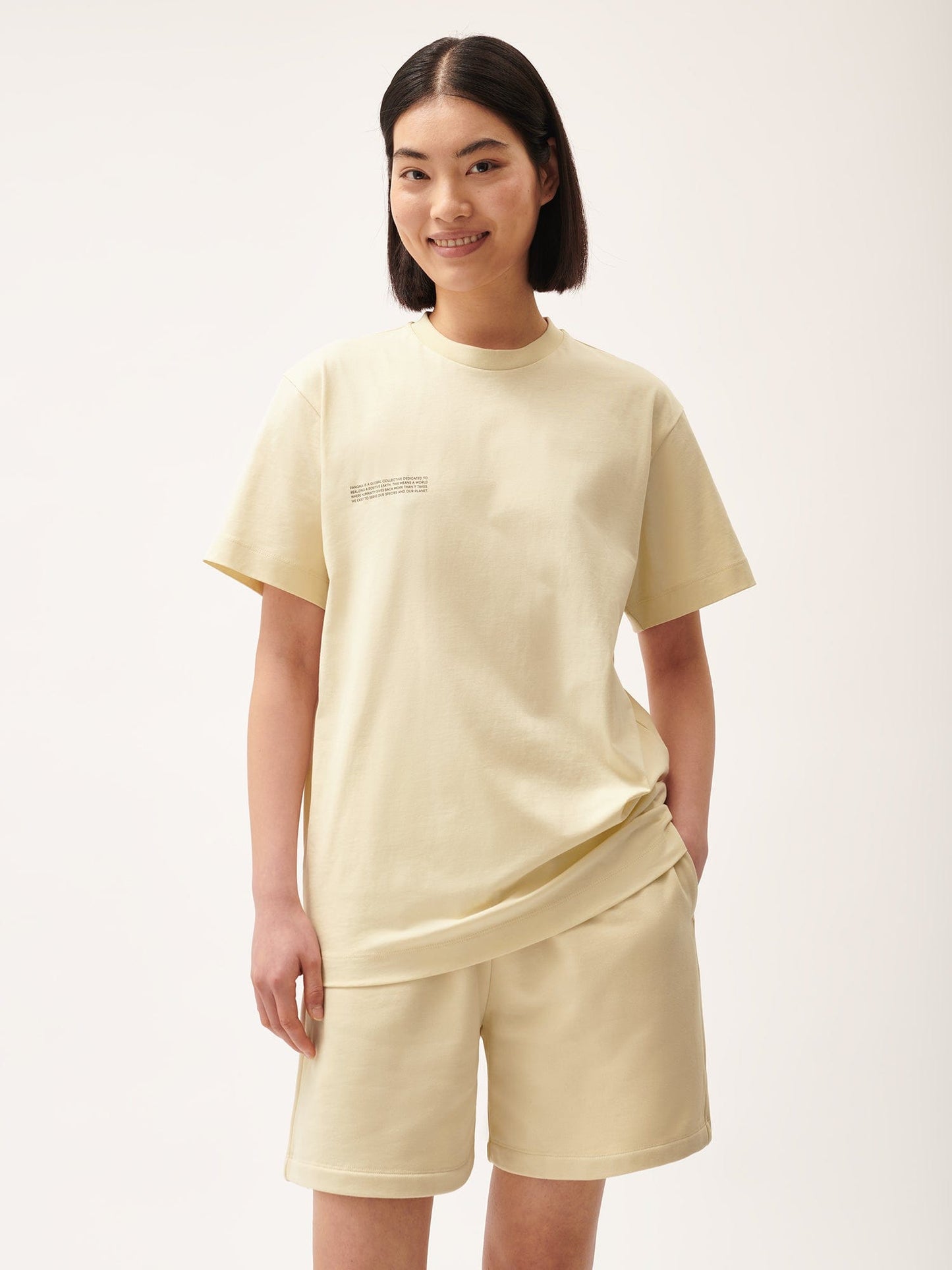 Womens 365 Midweight T-Shirt—travertine beige