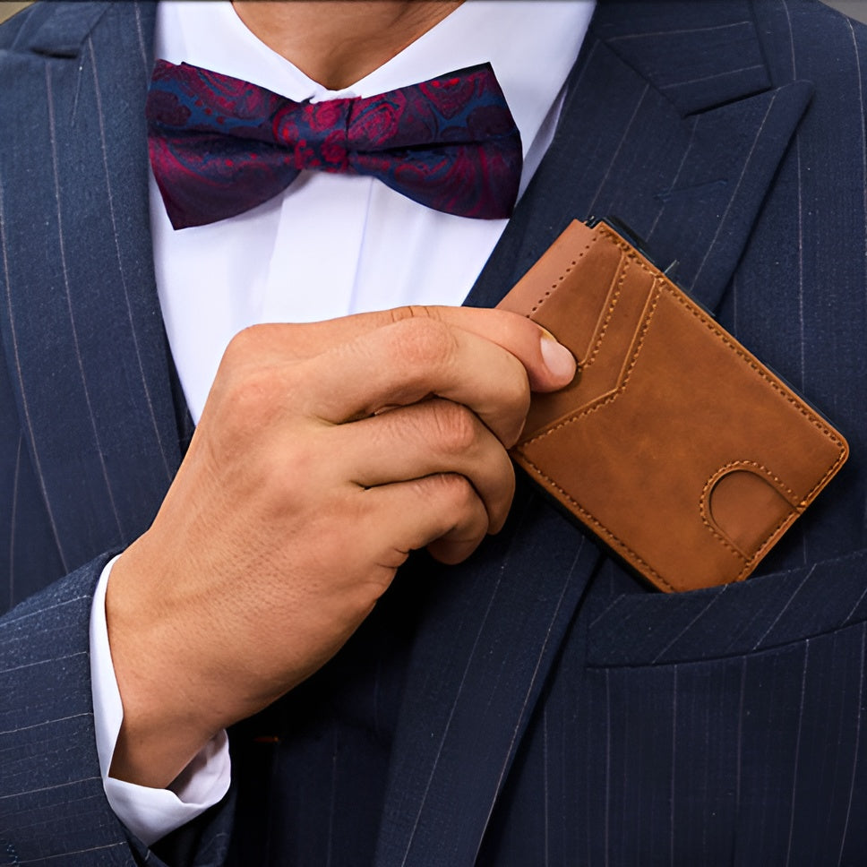 Mens Minimalist Wallet 13 Cards