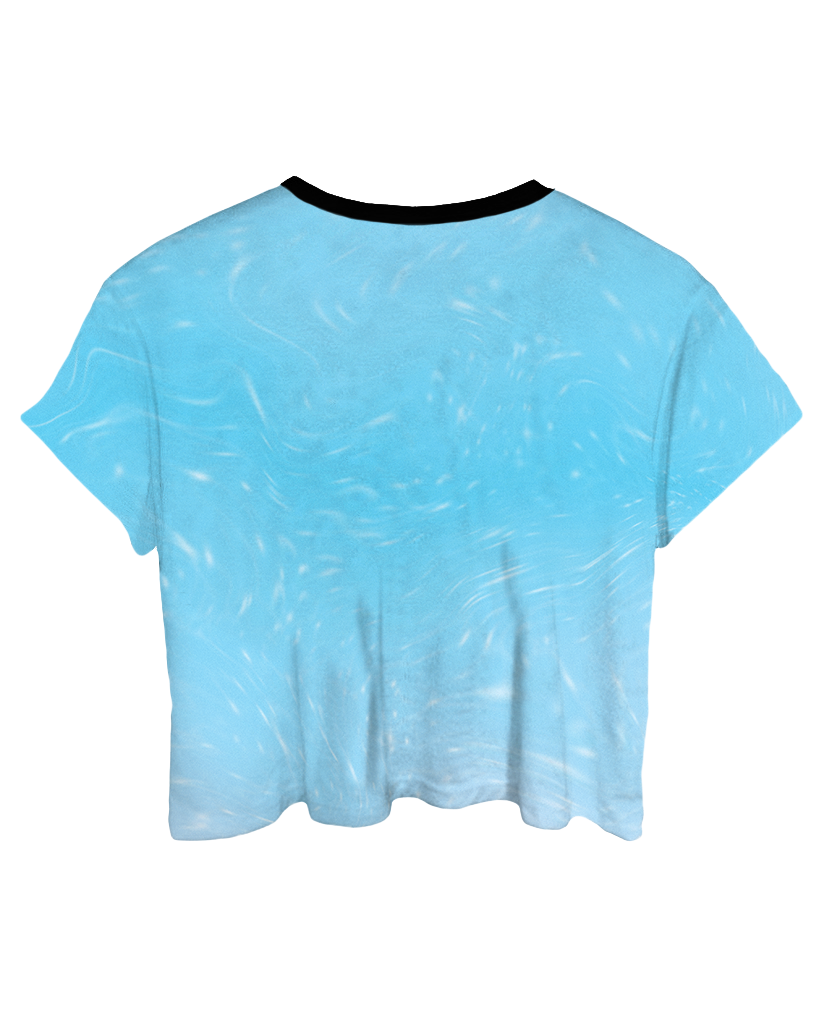 Aqua Terminal Crop Top