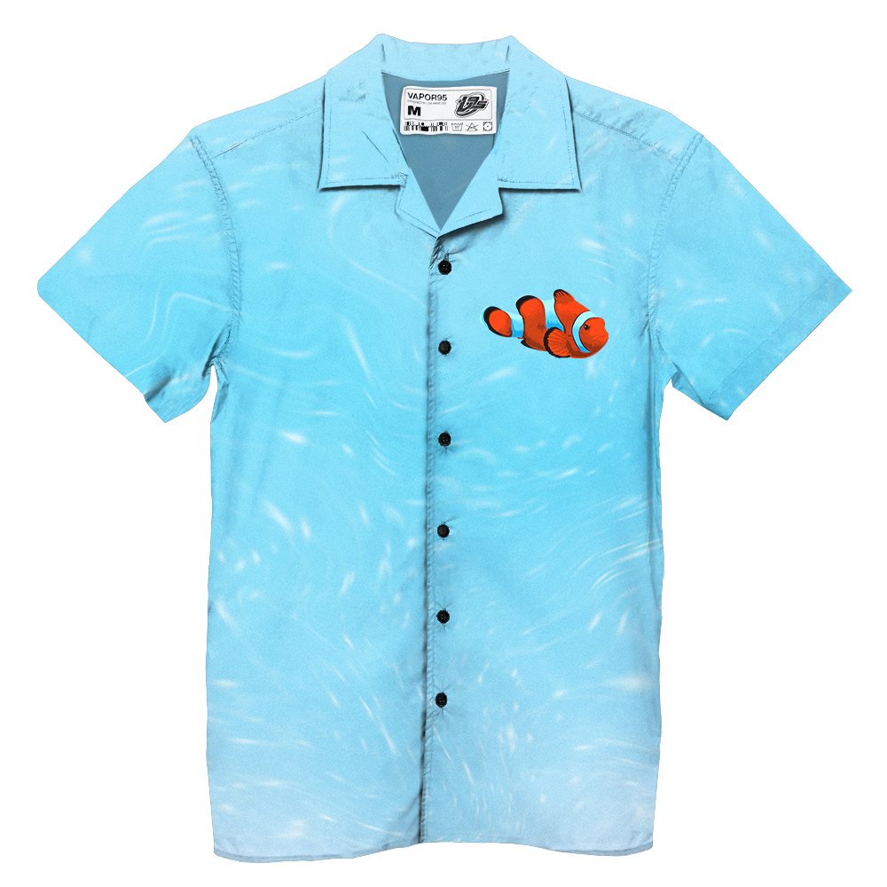 Aqua Terminal Hawaiian Shirt