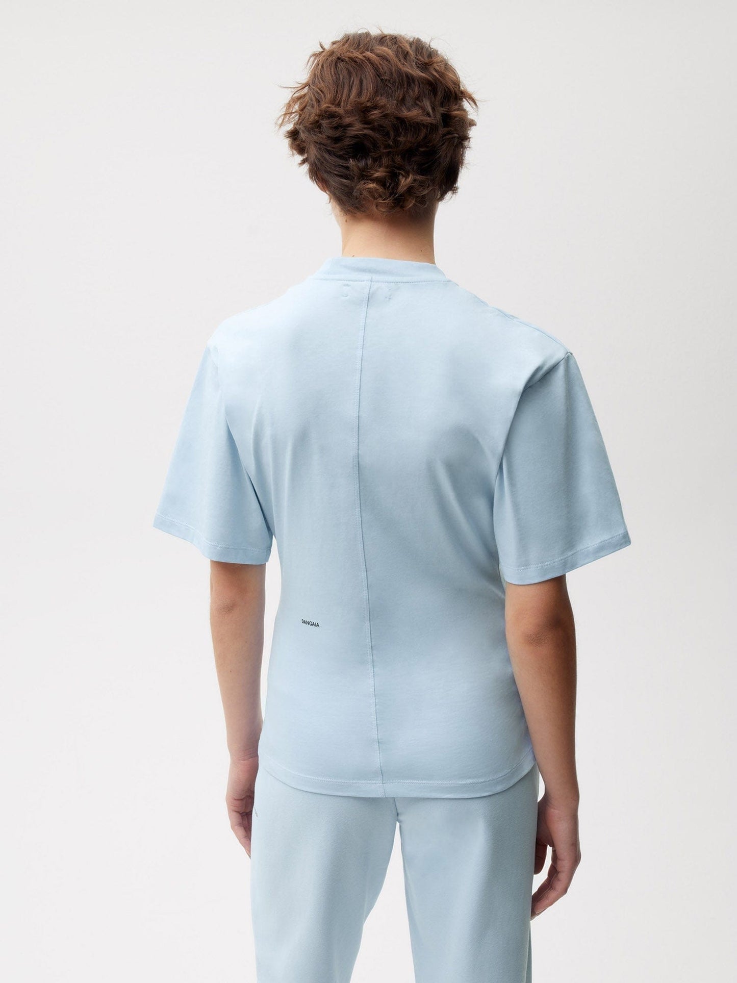 Womens PPRMINT™ Organic Cotton Wide Sleeve T-shirt—baby blue