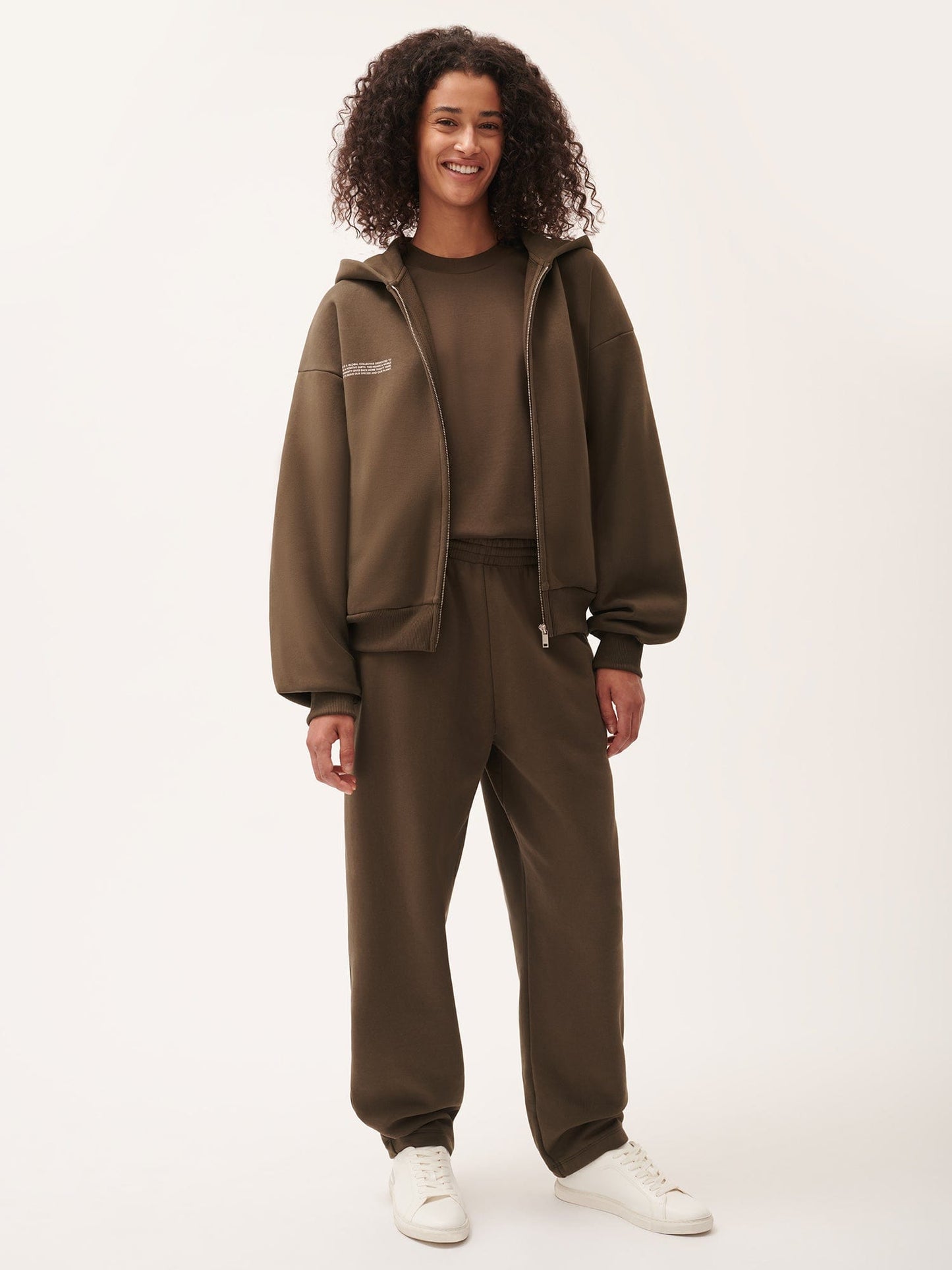 Womens DNA Barrel-Leg Track Pants—cacoa brown