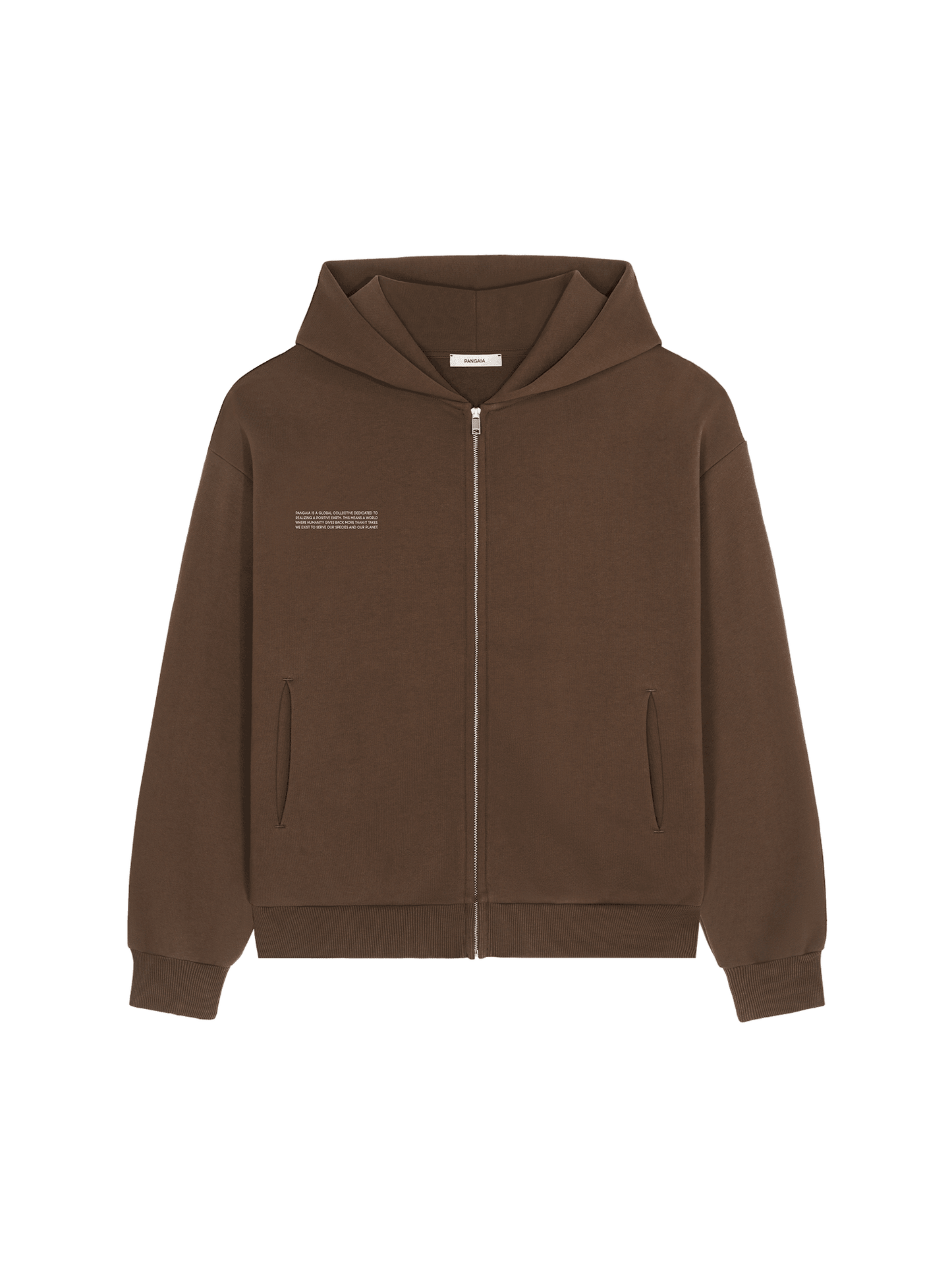 Womens DNA Heavyweight Zipped Hoodie—cacoa brown