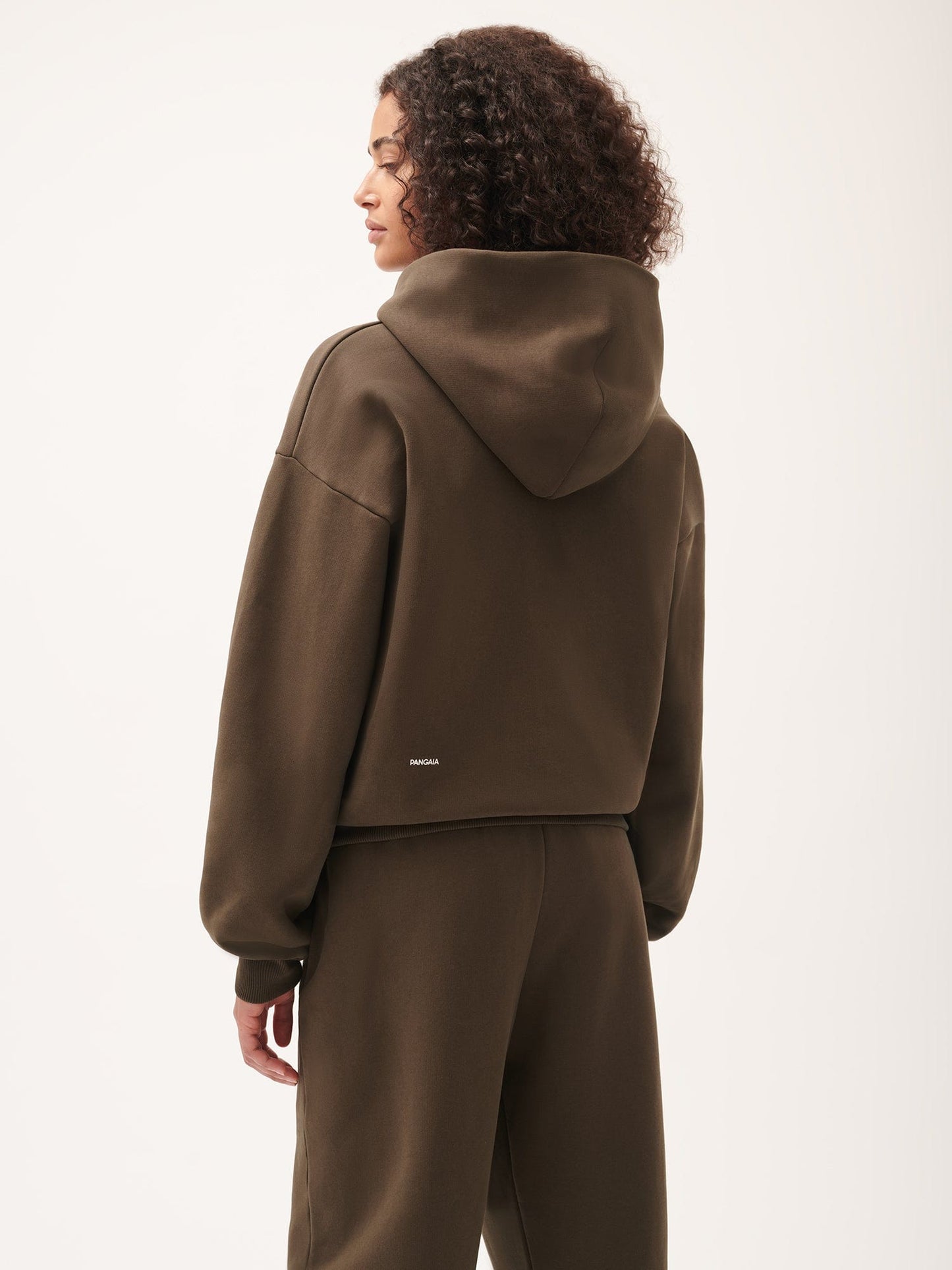Womens DNA Heavyweight Zipped Hoodie—cacoa brown