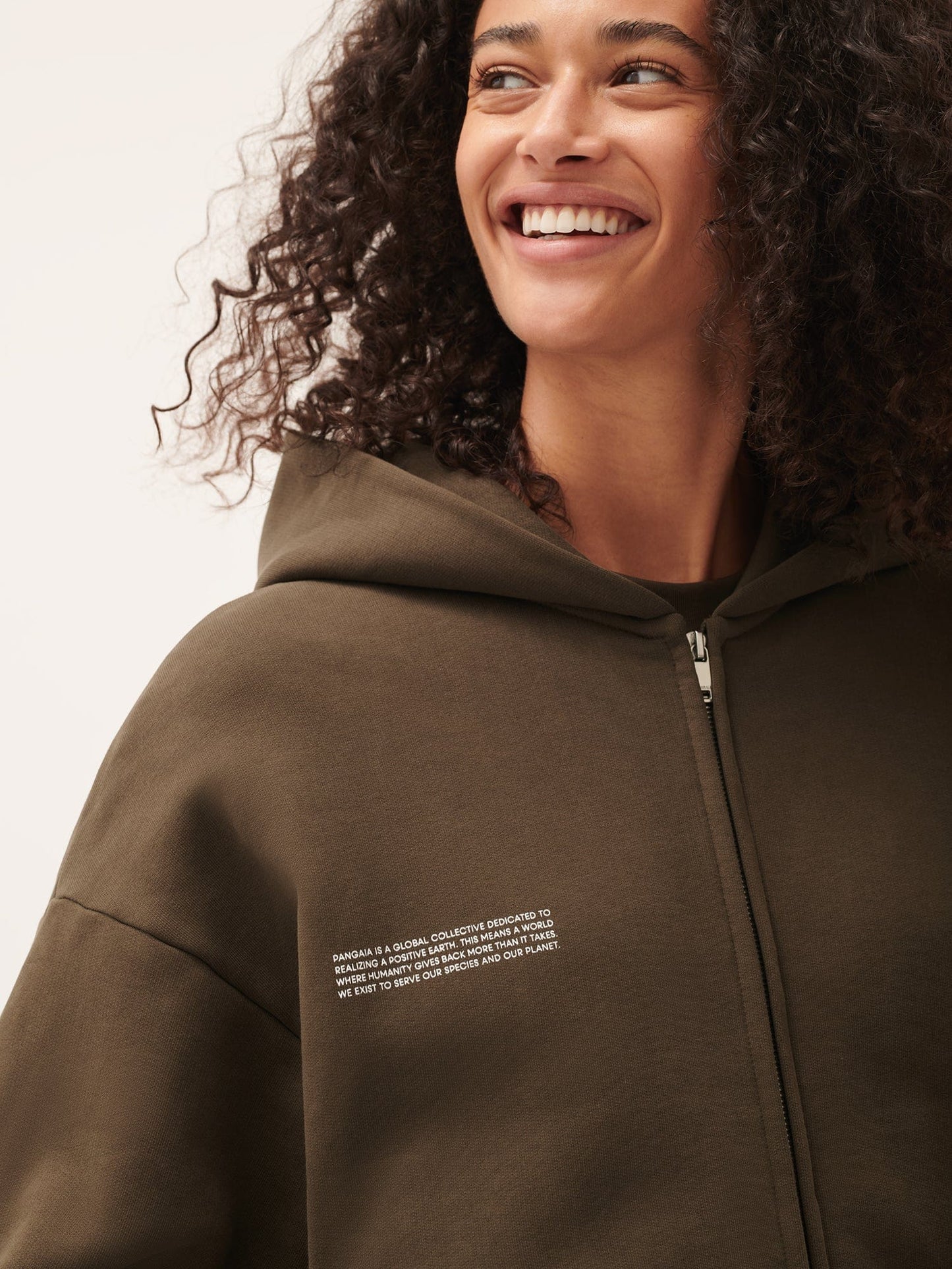 Womens DNA Heavyweight Zipped Hoodie—cacoa brown