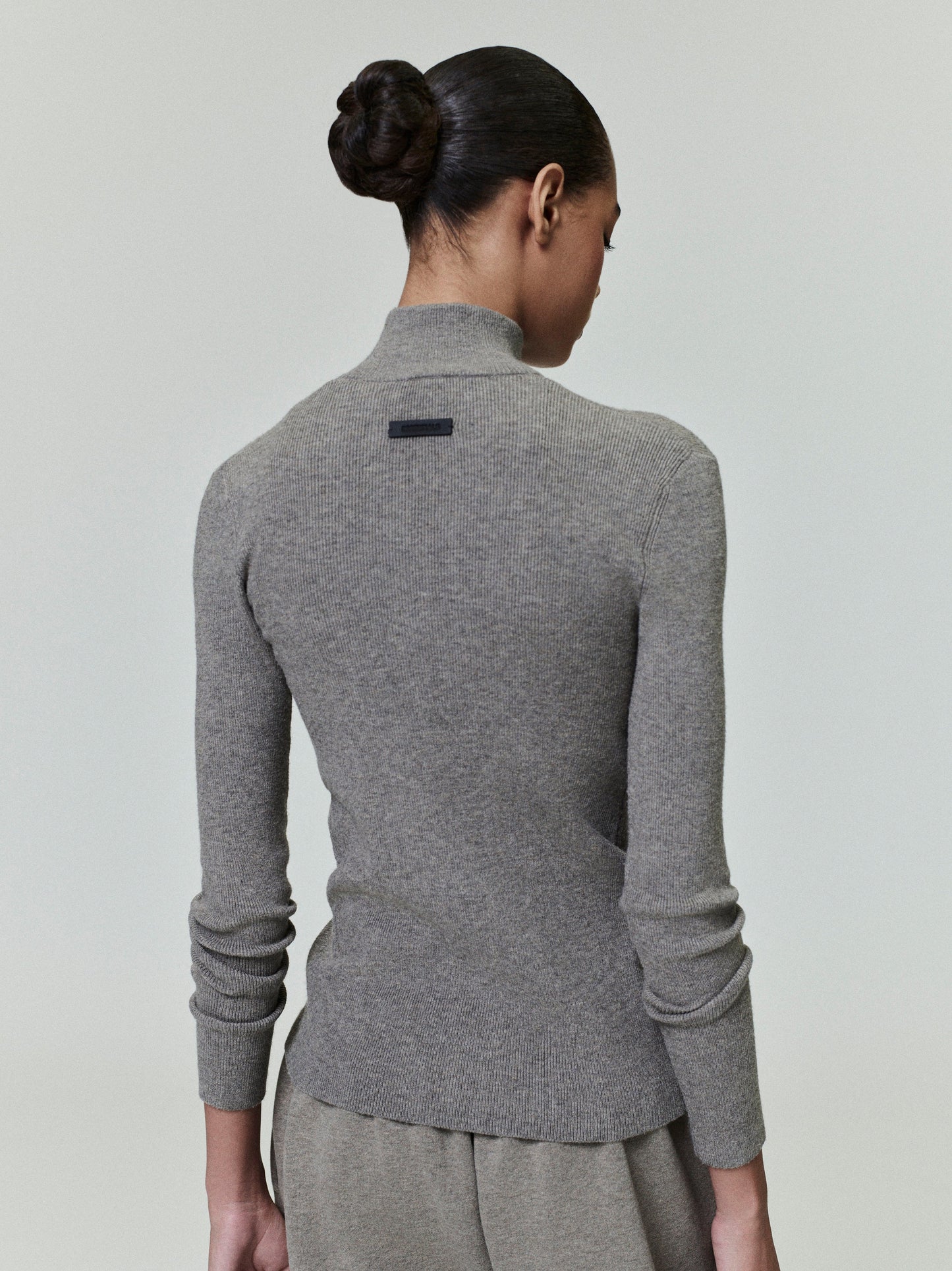 Womens Soft Rib Knit Zip-Up Jacket