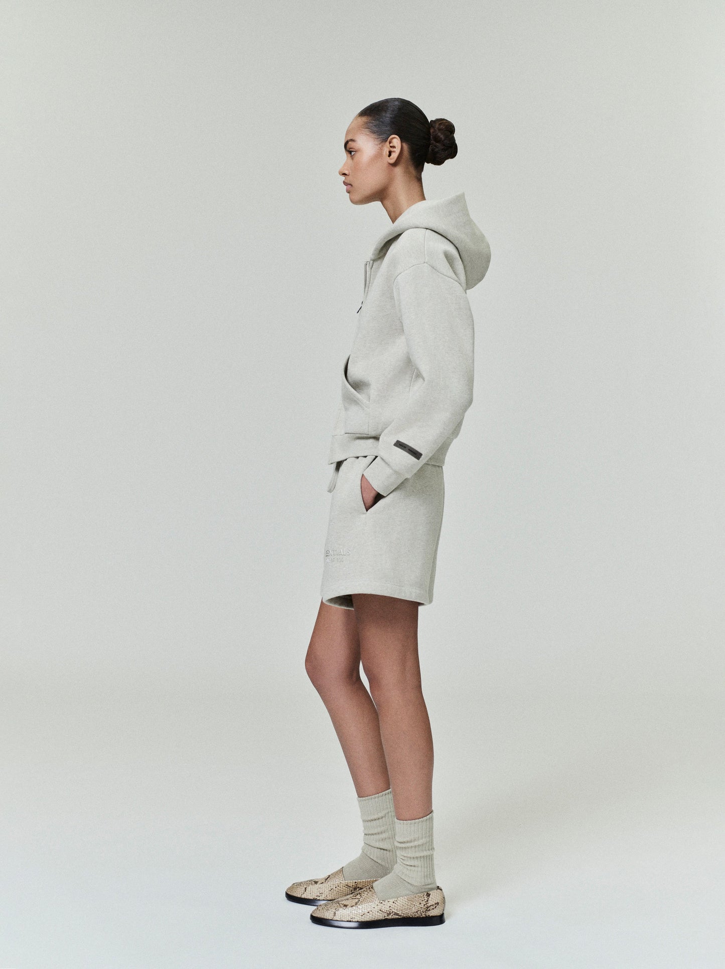 Womens Classic Fleece Zip-Up Hoodie