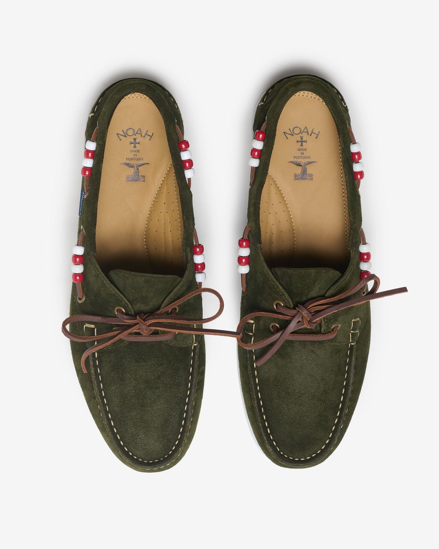 Beaded Boat Shoe