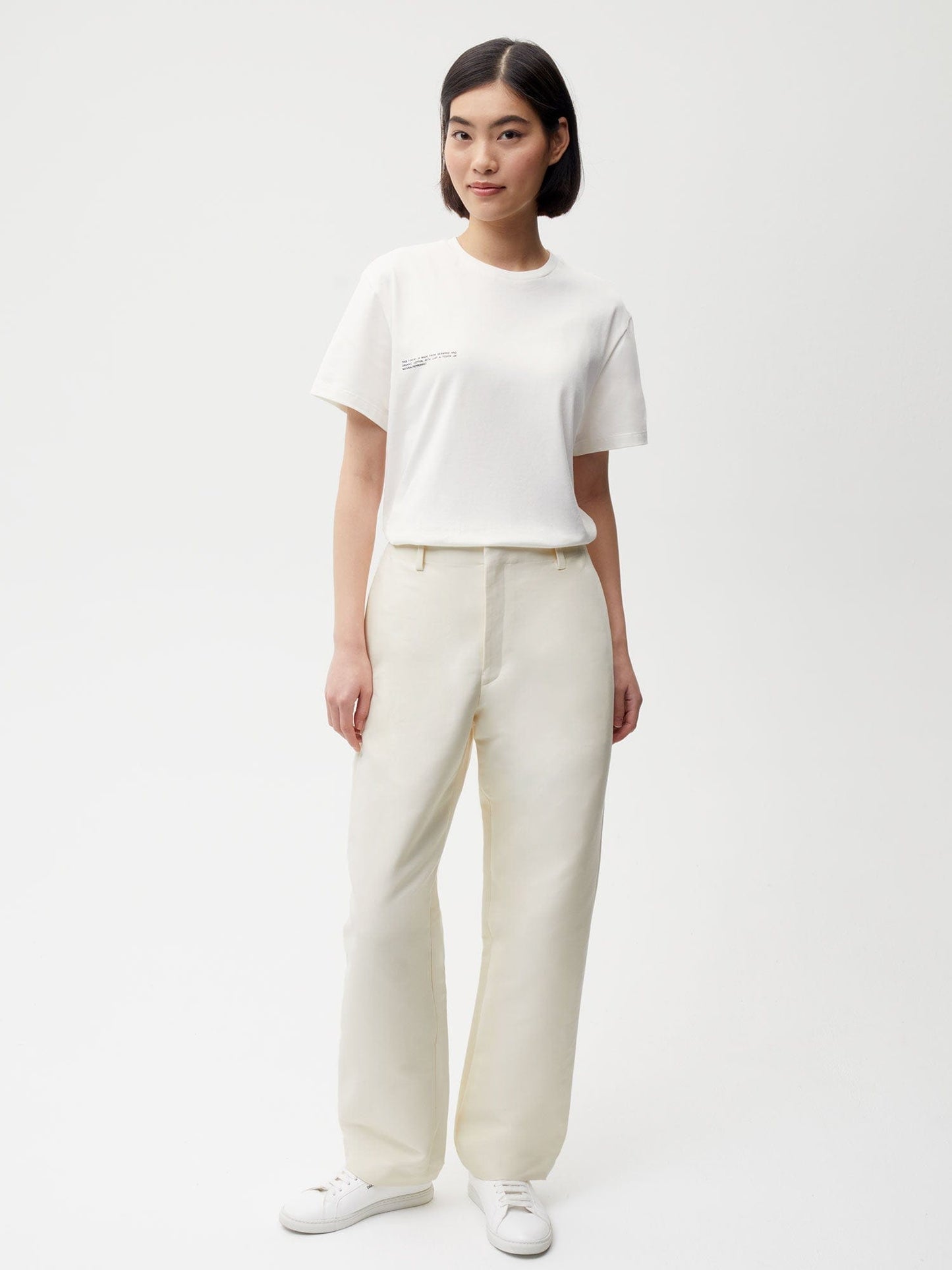 Womens Organic Cotton Regular Fit Trouser—elderflower