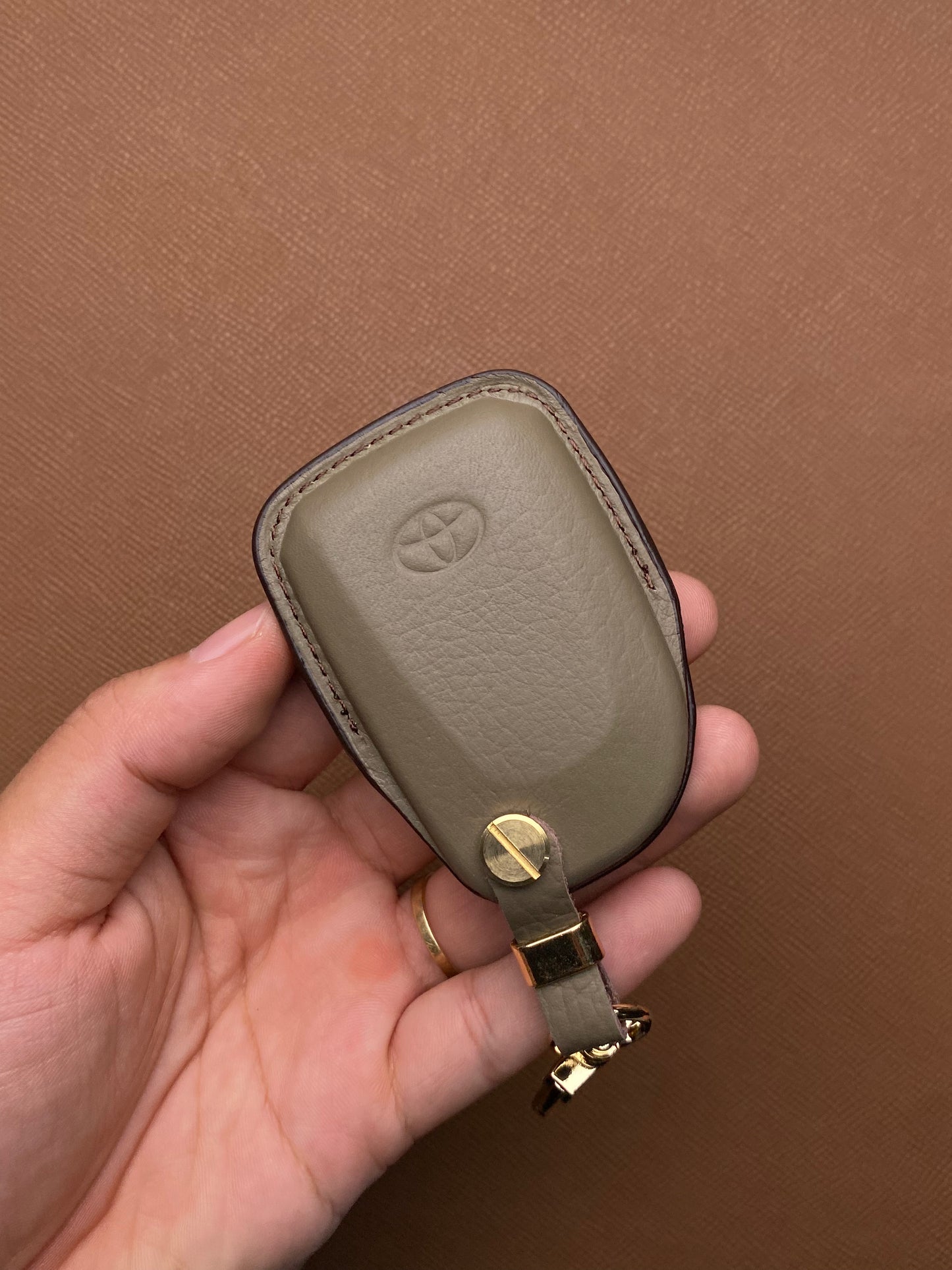 Leather Key Case for Toyota Yaris, Vios G (2019-2023) - TOA3