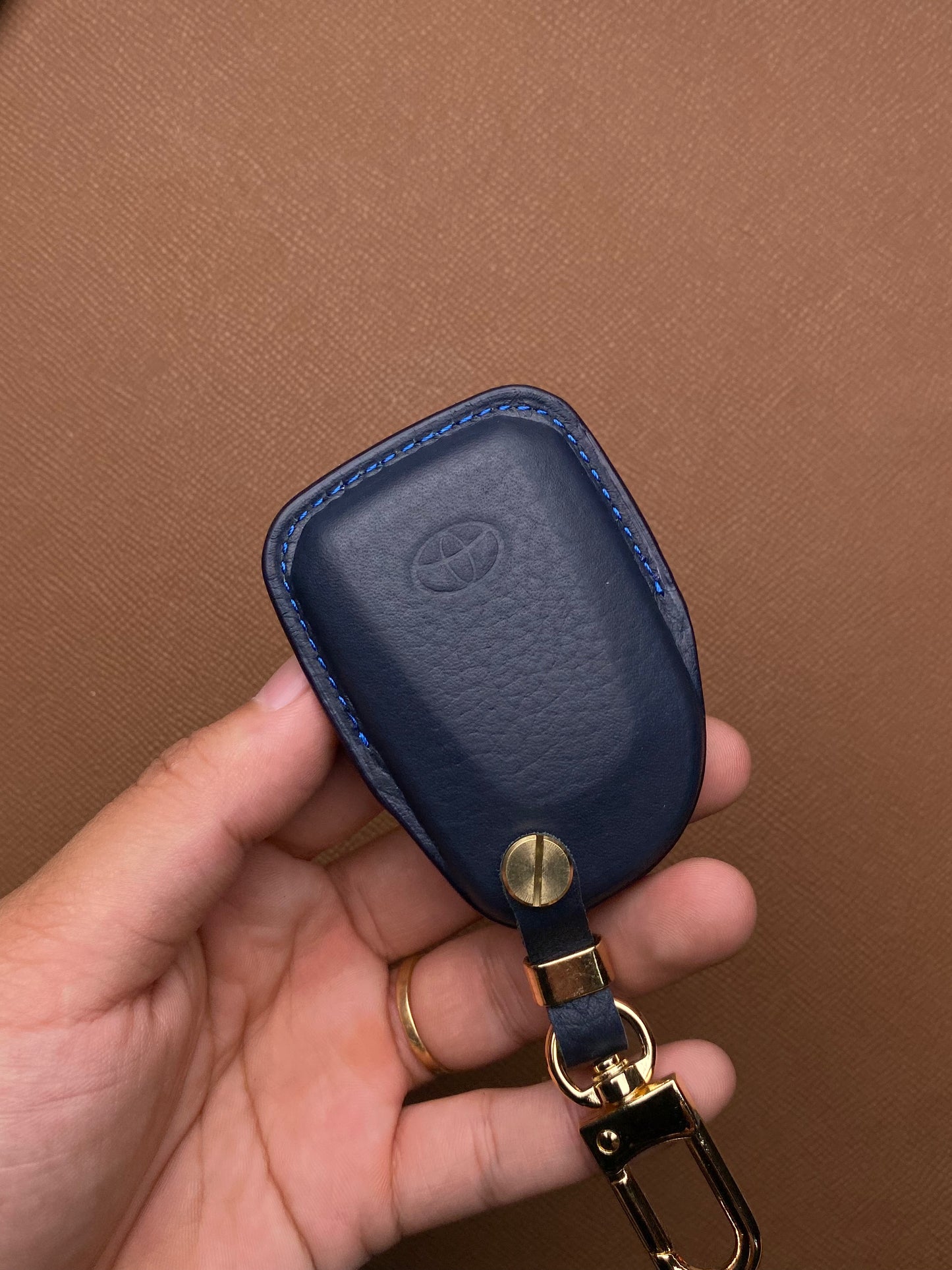 Leather Key Case for Toyota Yaris, Vios G (2019-2023) - TOA3