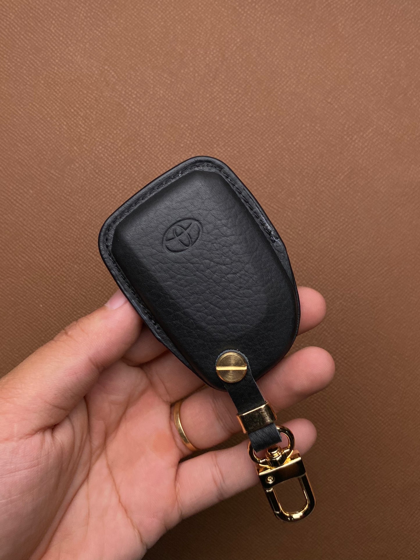 Leather Key Case for Toyota Yaris, Vios G (2019-2023) - TOA3