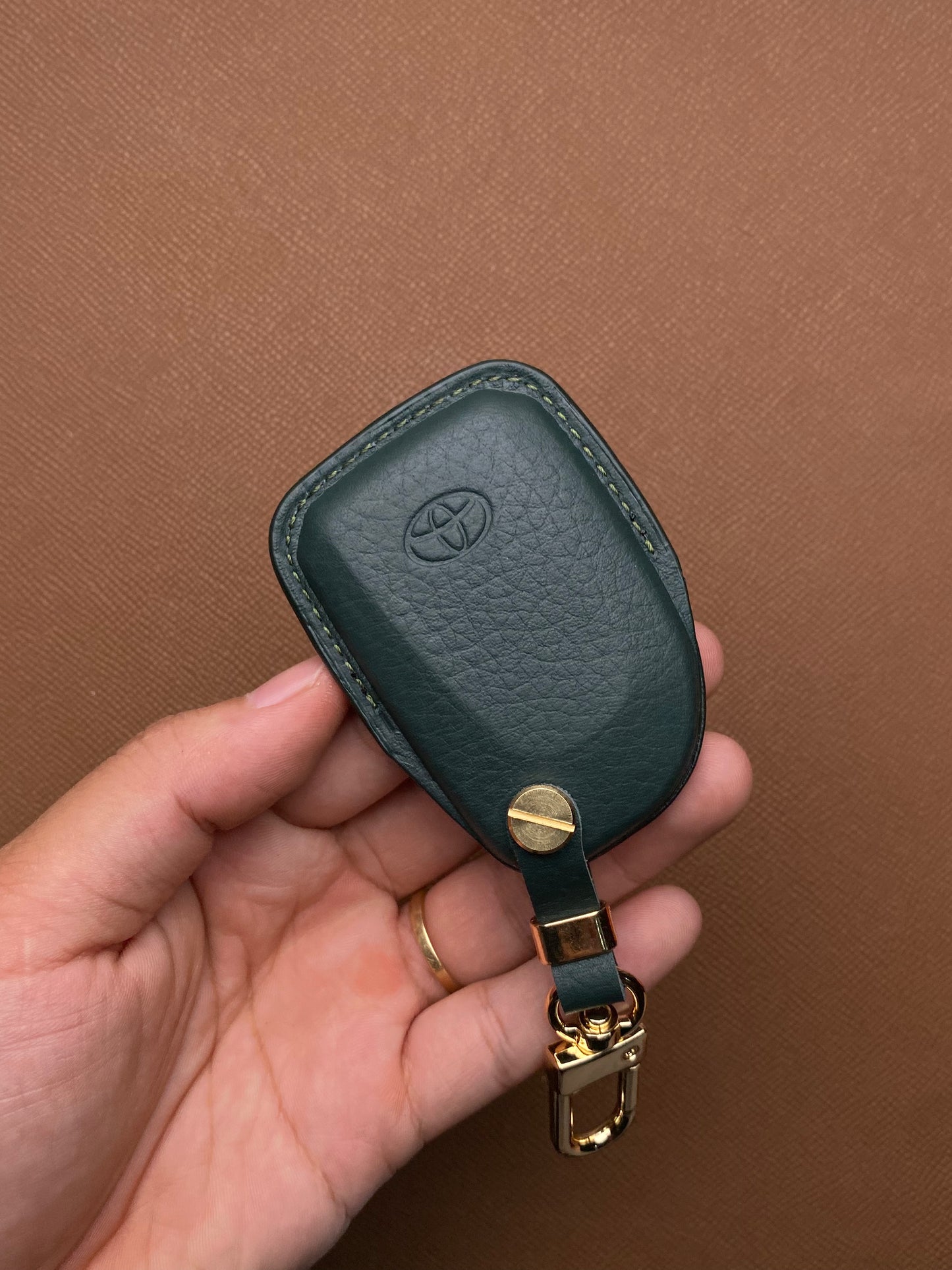 Leather Key Case for Toyota Yaris, Vios G (2019-2023) - TOA3