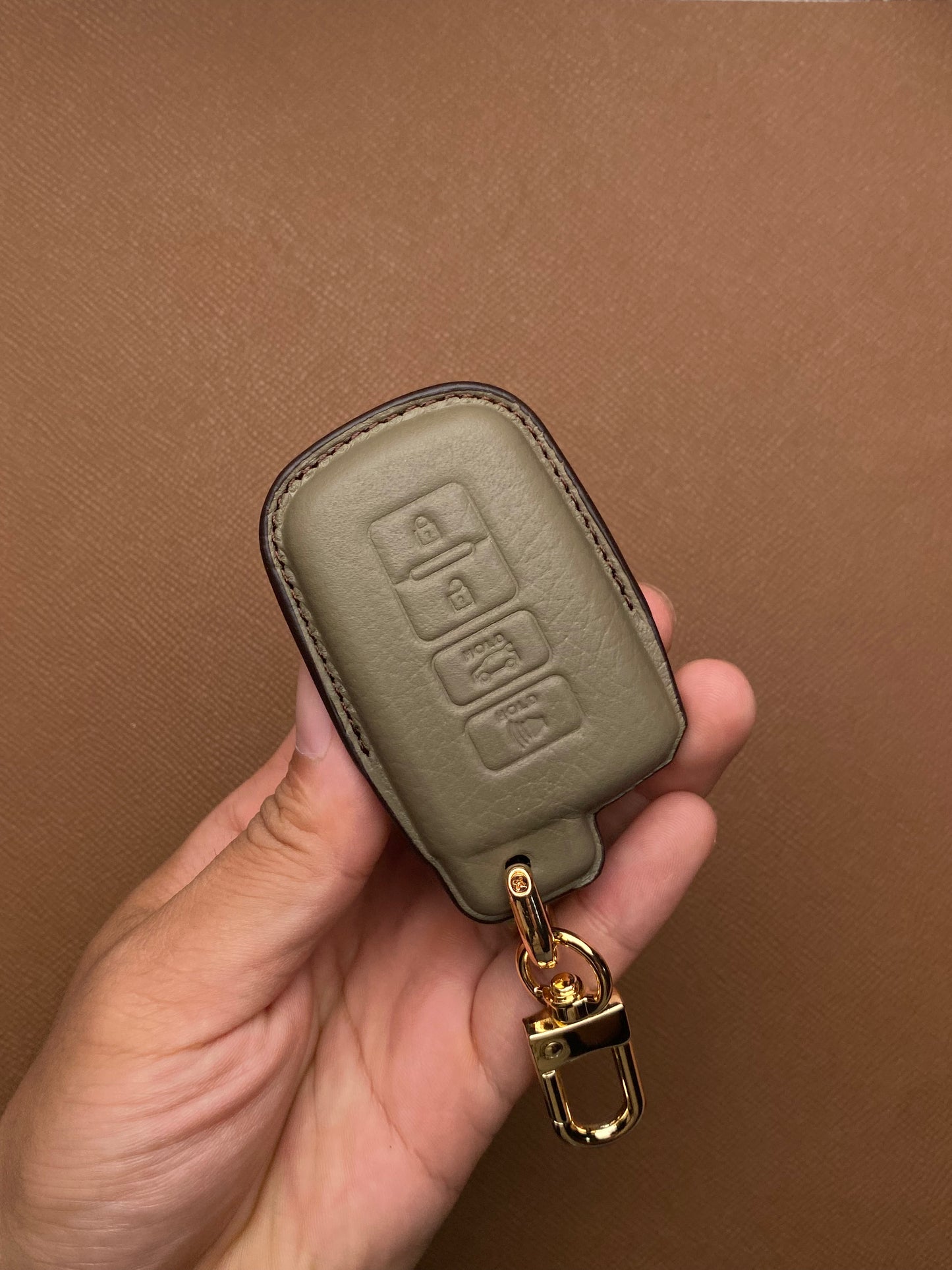 Leather Key Case for Toyota Altis (2019–2021) - TOB4
