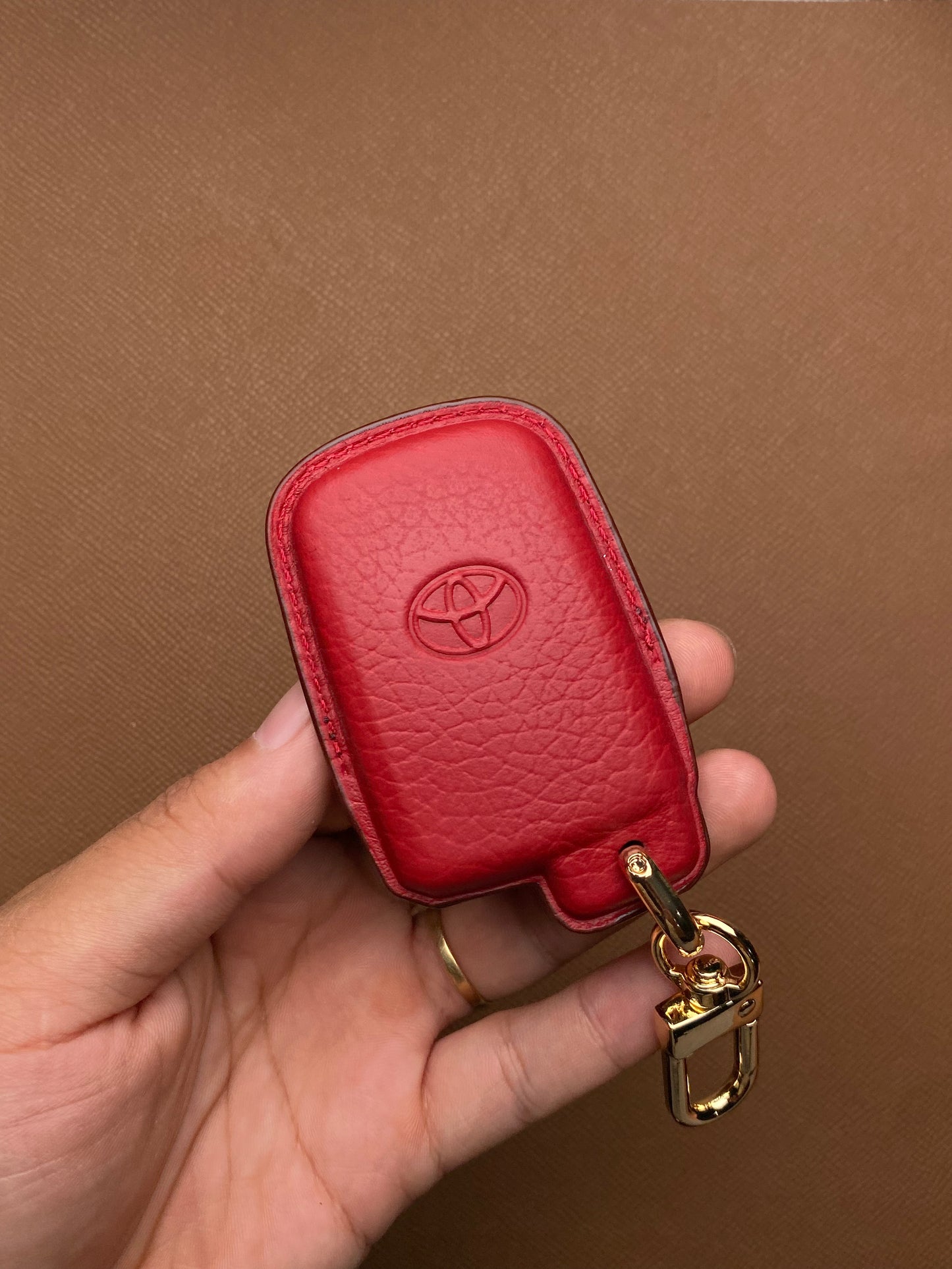 Leather Key Case for Toyota Altis (2019–2021) - TOB4