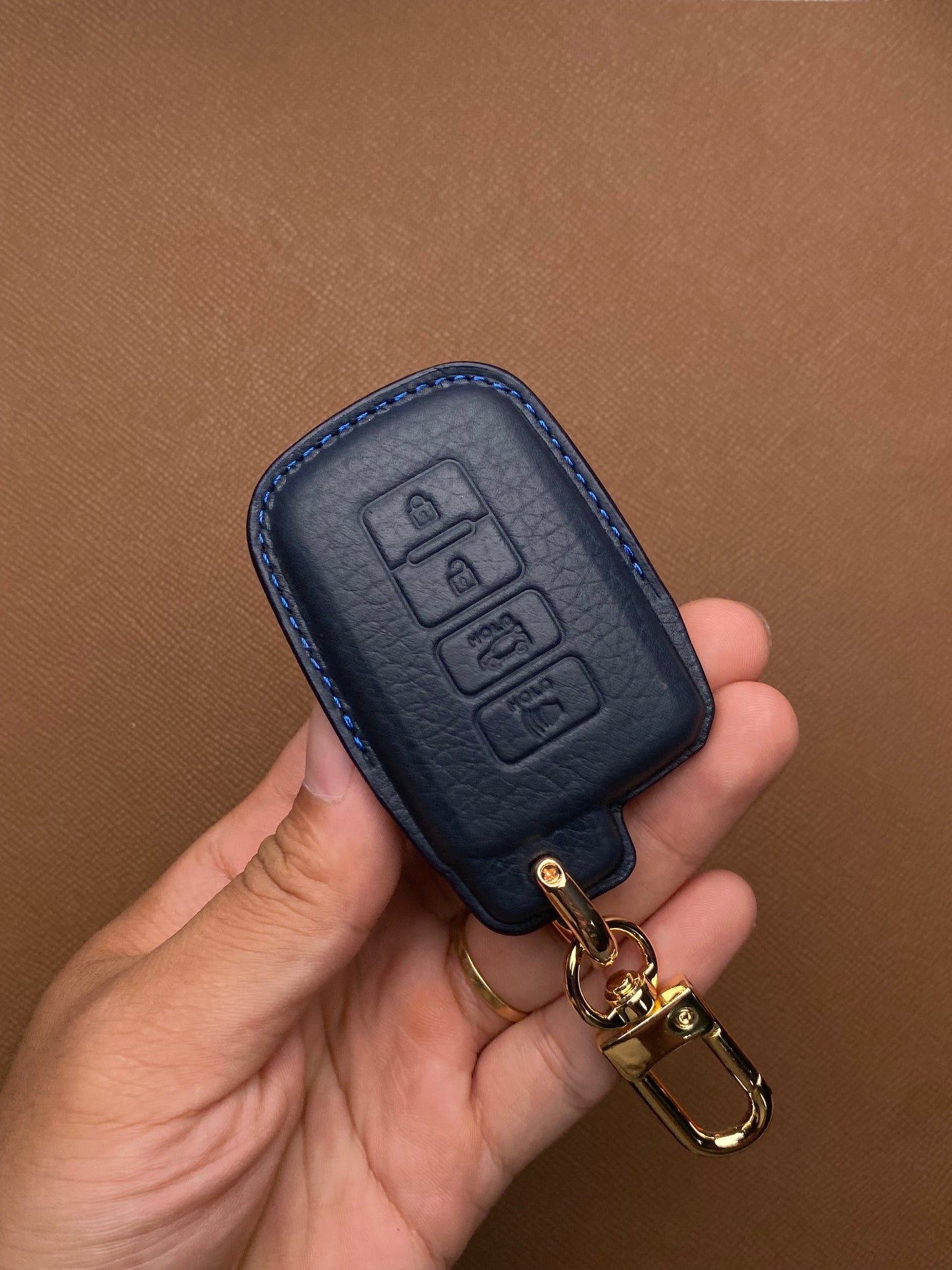Leather Key Case for Toyota Altis (2019–2021) - TOB4