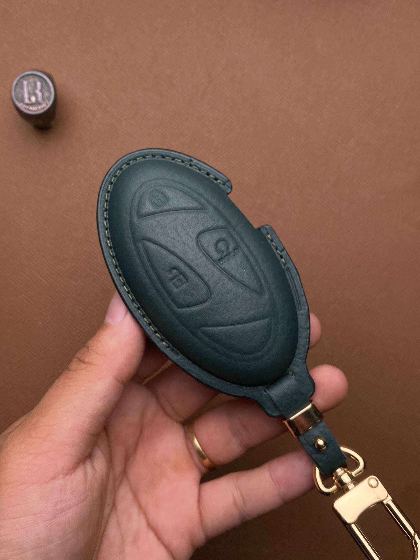 Leather Car Key Case for Huyndai SantaFe Tucson 2025 - HUYG4
