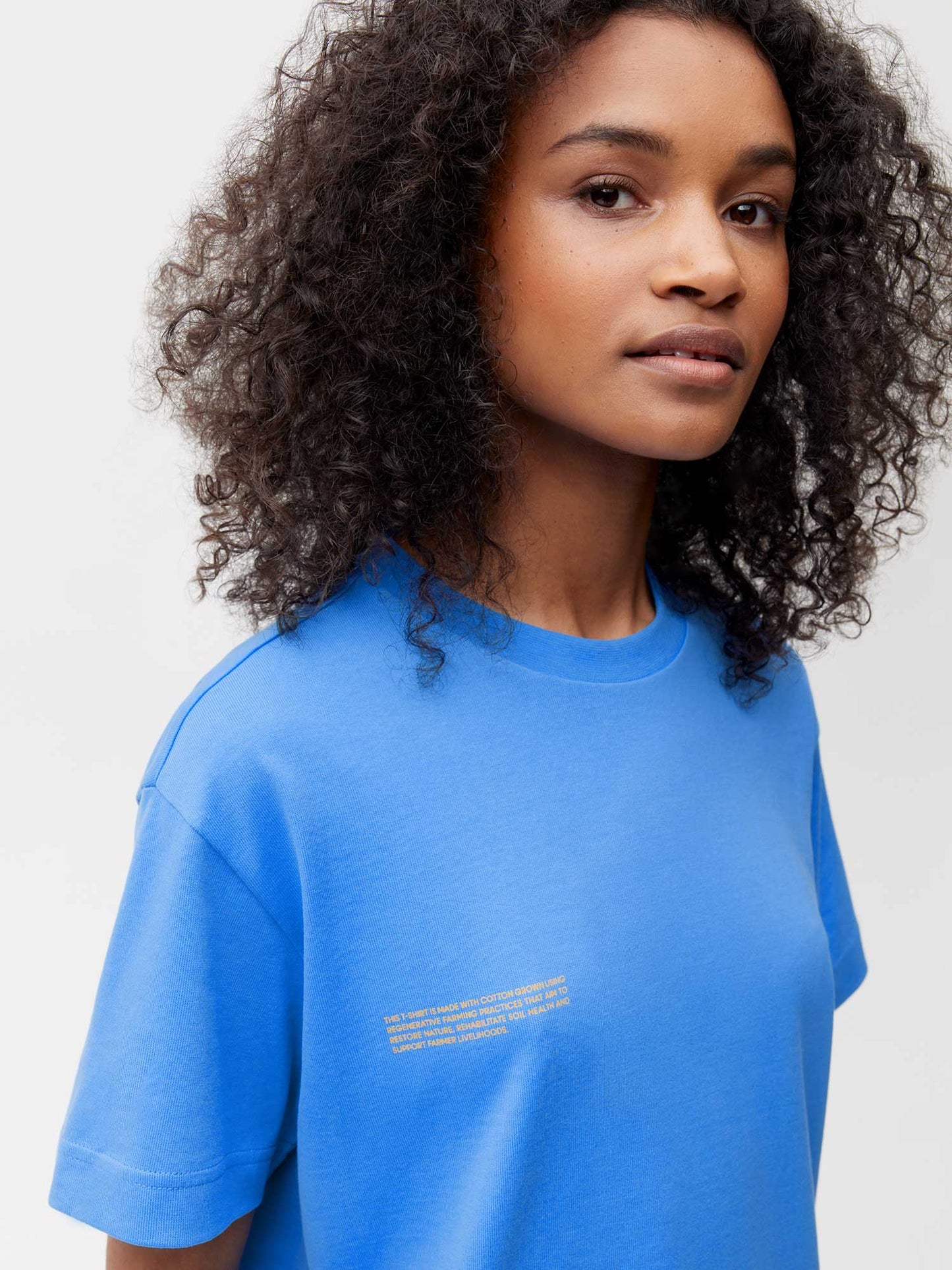 Womens In Conversion Cotton 365 T-shirt—water blue