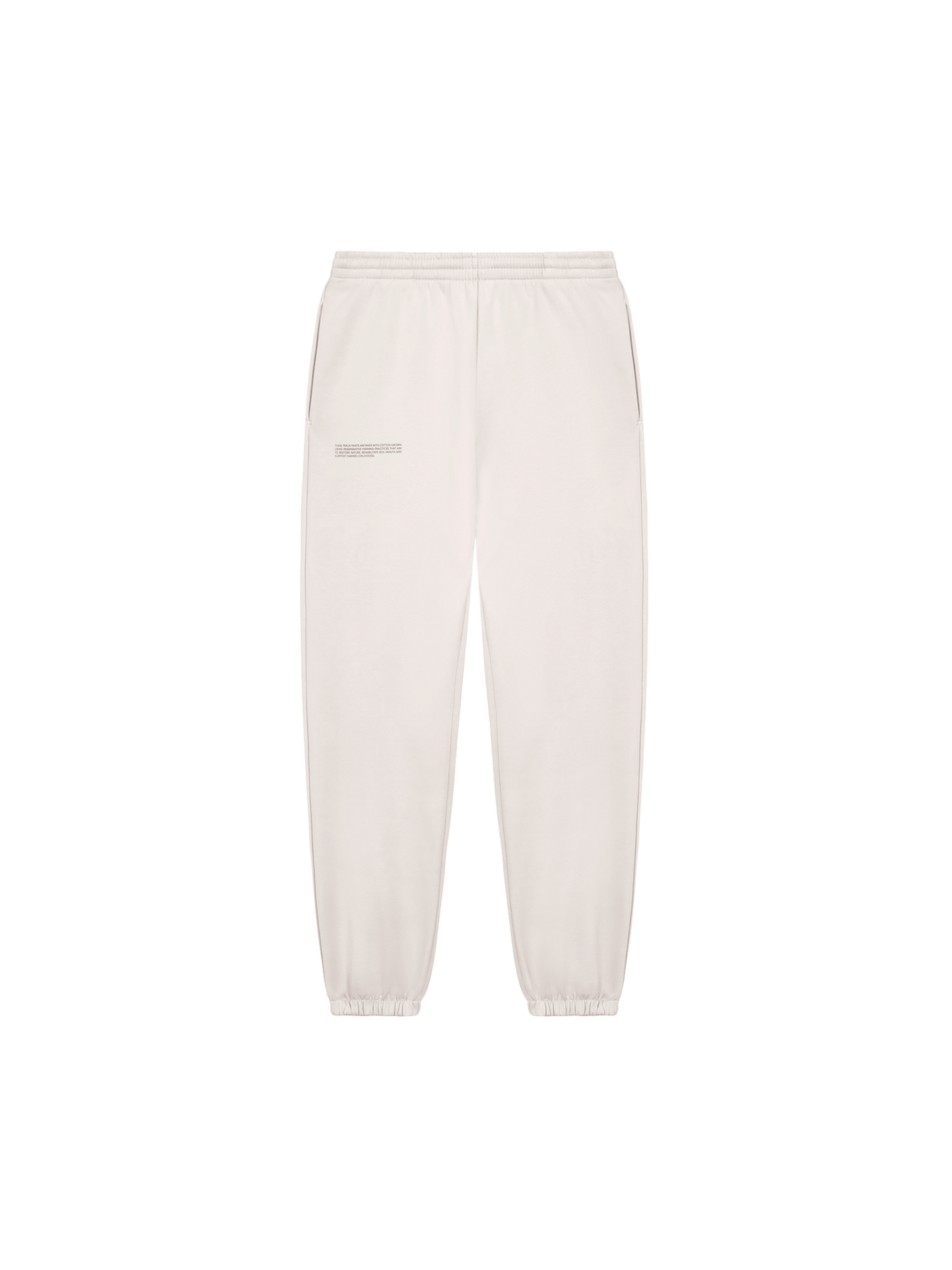 Womens In Conversion Cotton Track Pants—cotton white