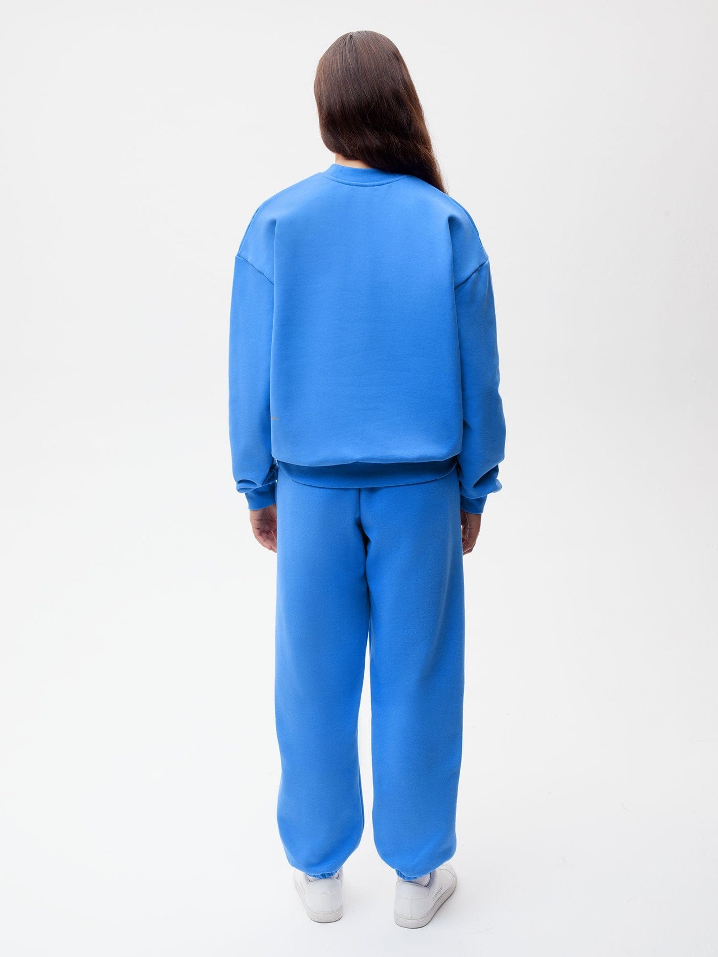 Womens In Conversion Cotton Track Pants—water blue